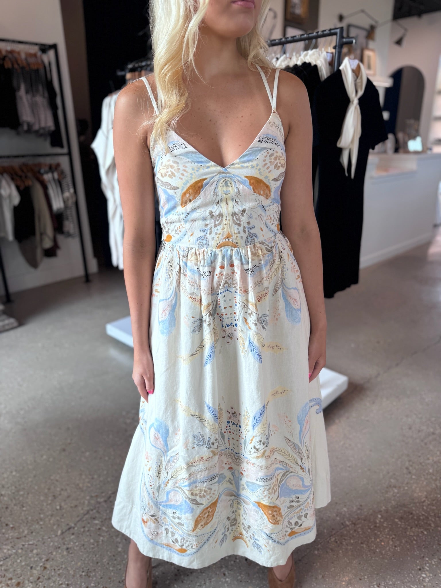 MARYAM MIDI DRESS - Amor Lafayette