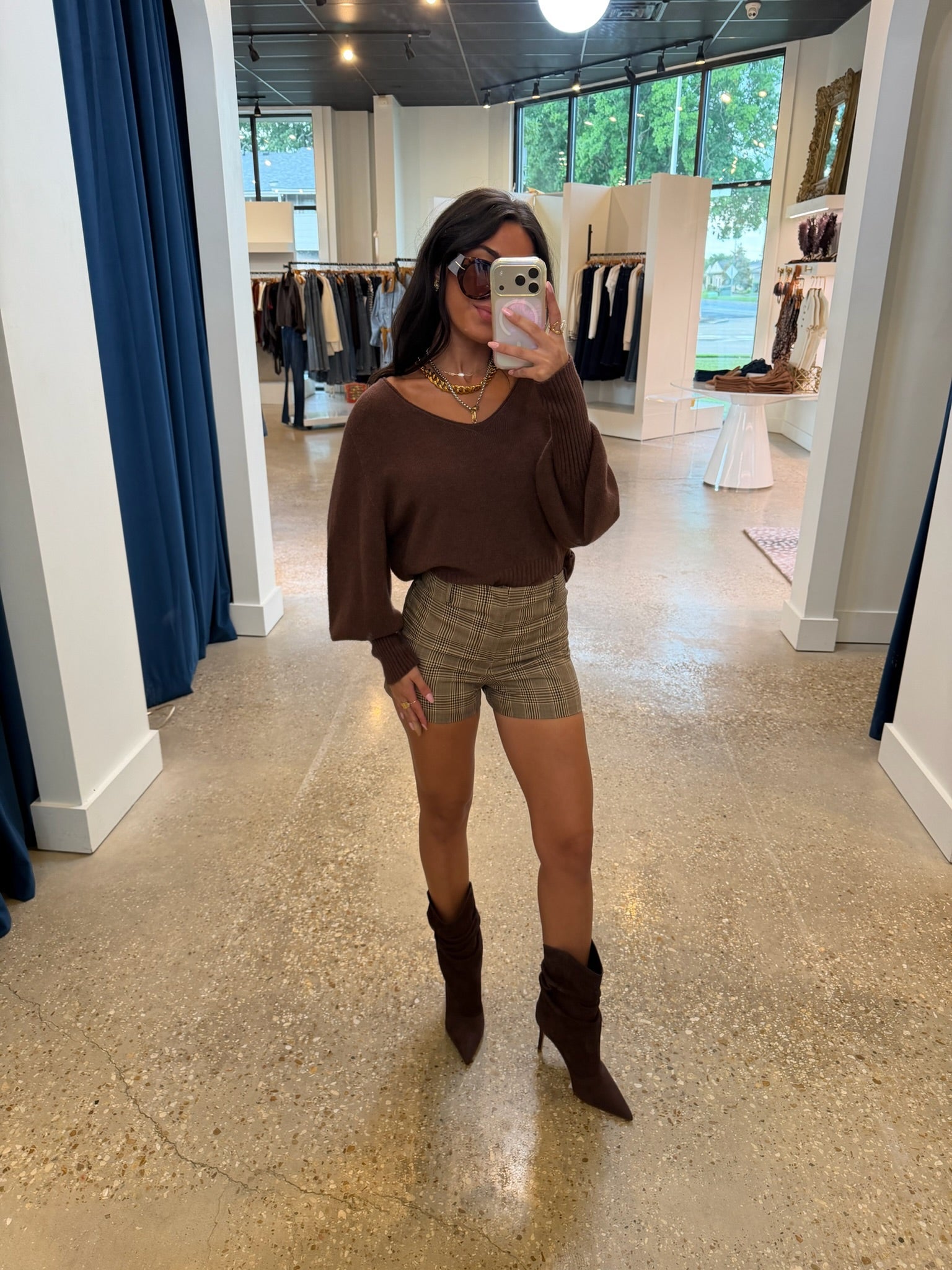 MARYANA SLOUCH NUBUCK BOOTIE in Maplewood - Amor Lafayette