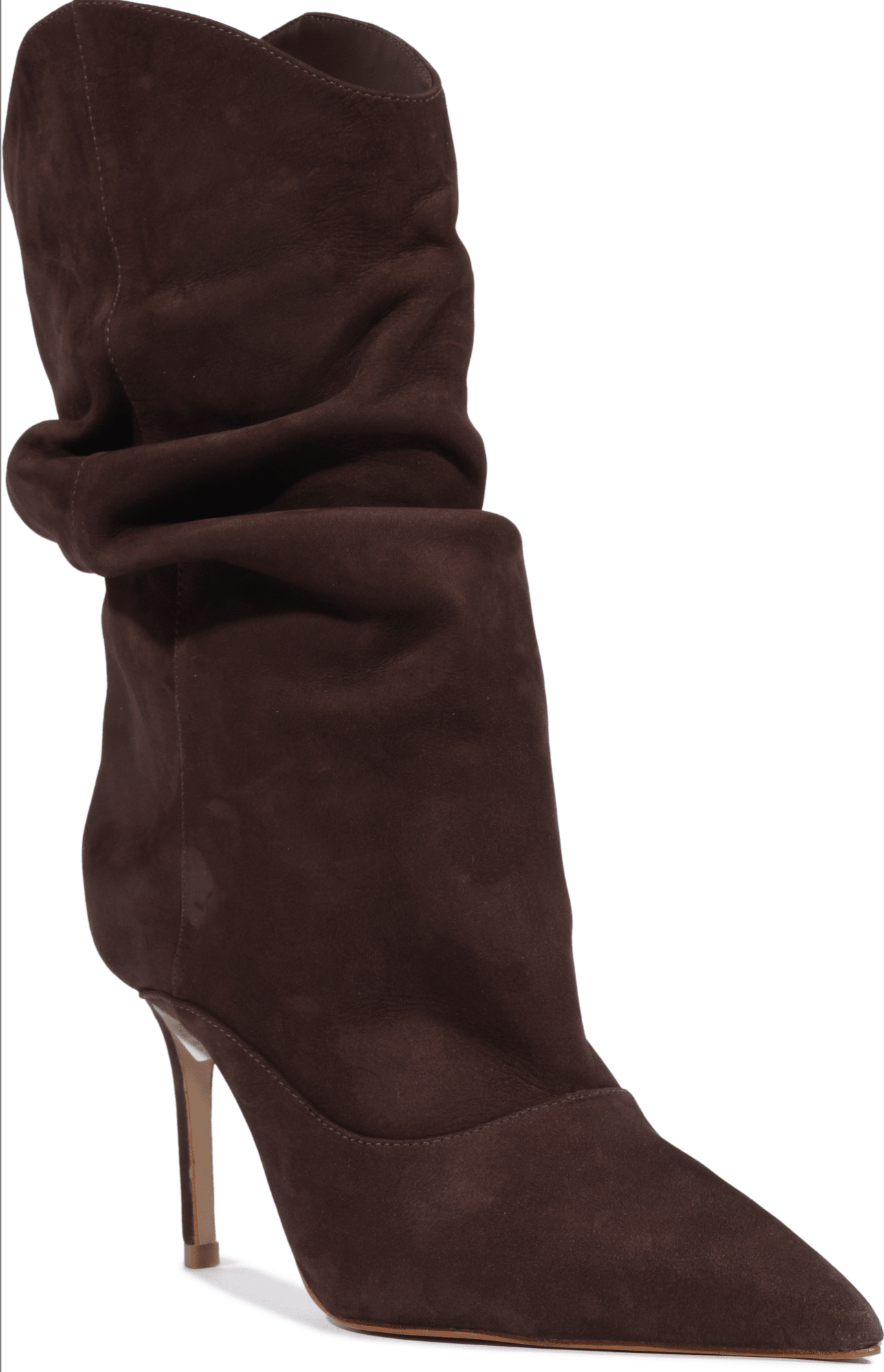 MARYANA SLOUCH NUBUCK BOOTIE in Maplewood - Amor Lafayette