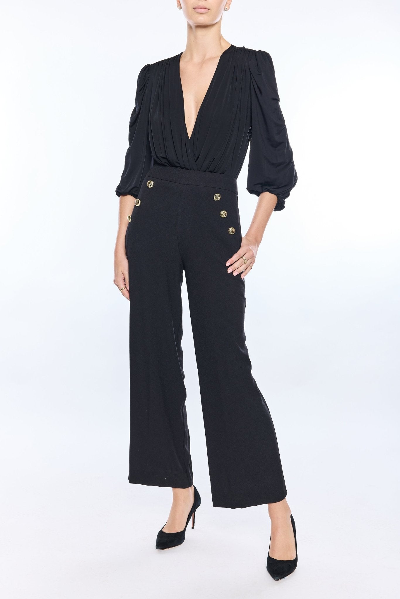 MEDLYN LIGHTWEIGHT CREPE PANTS - Amor Lafayette