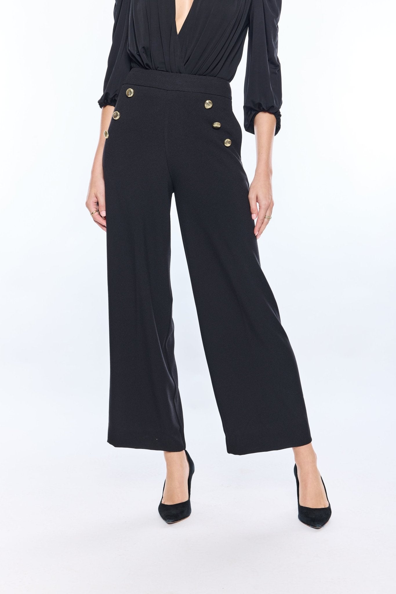 MEDLYN LIGHTWEIGHT CREPE PANTS - Amor Lafayette