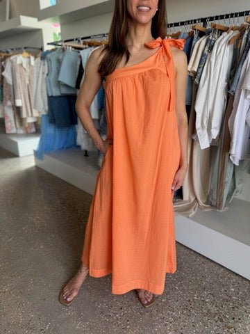 Melon Juliette Dress - Amor Lafayette