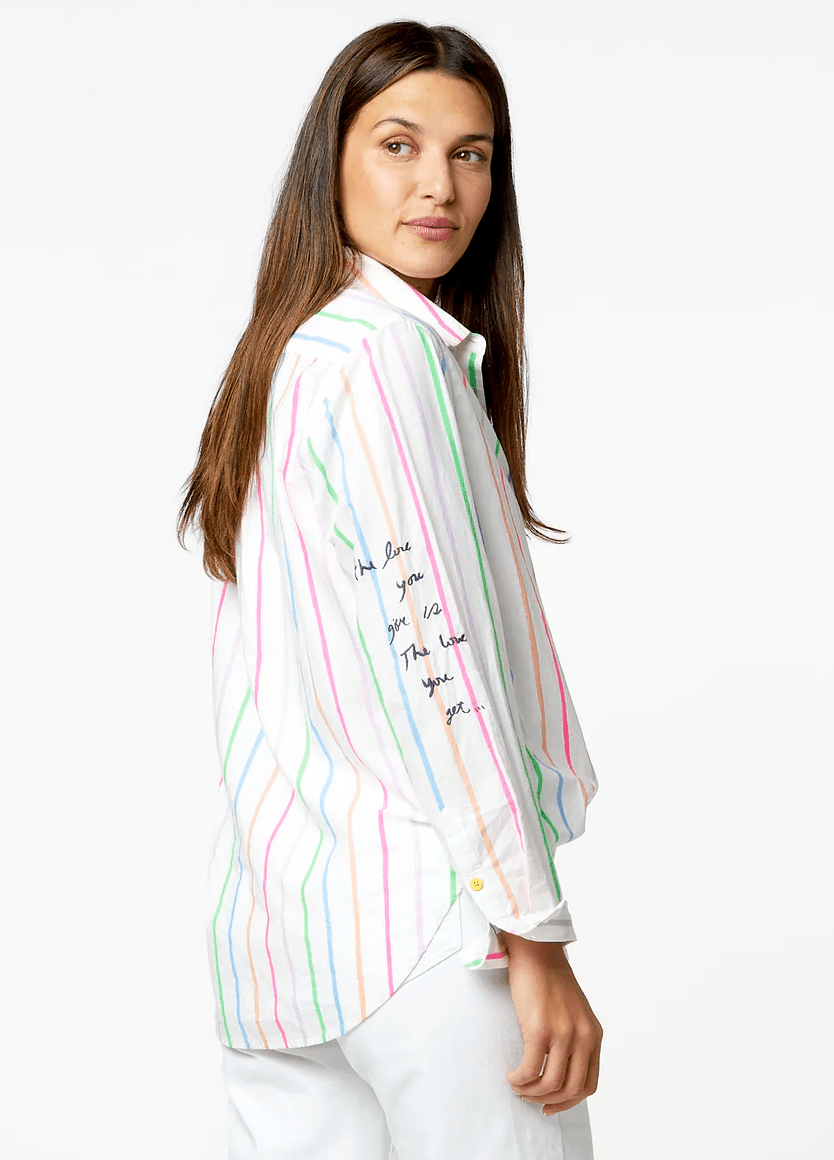 Mia Multi Stripe Shirt - Amor Lafayette