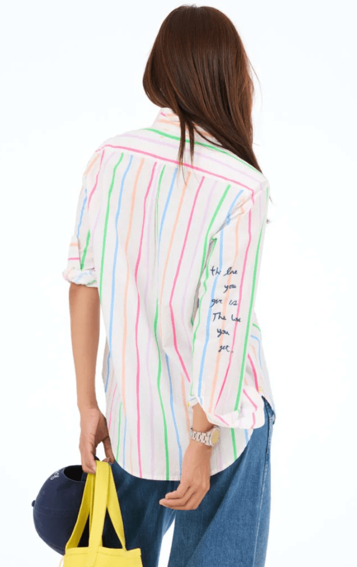 Mia Multi Stripe Shirt - Amor Lafayette