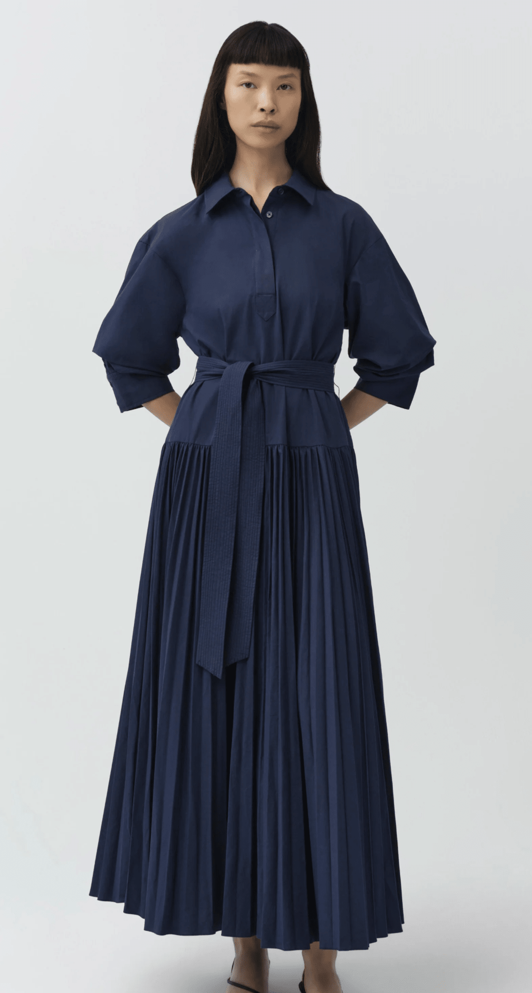 Midnight Arlo Belted Maxi Dress - Amor Lafayette