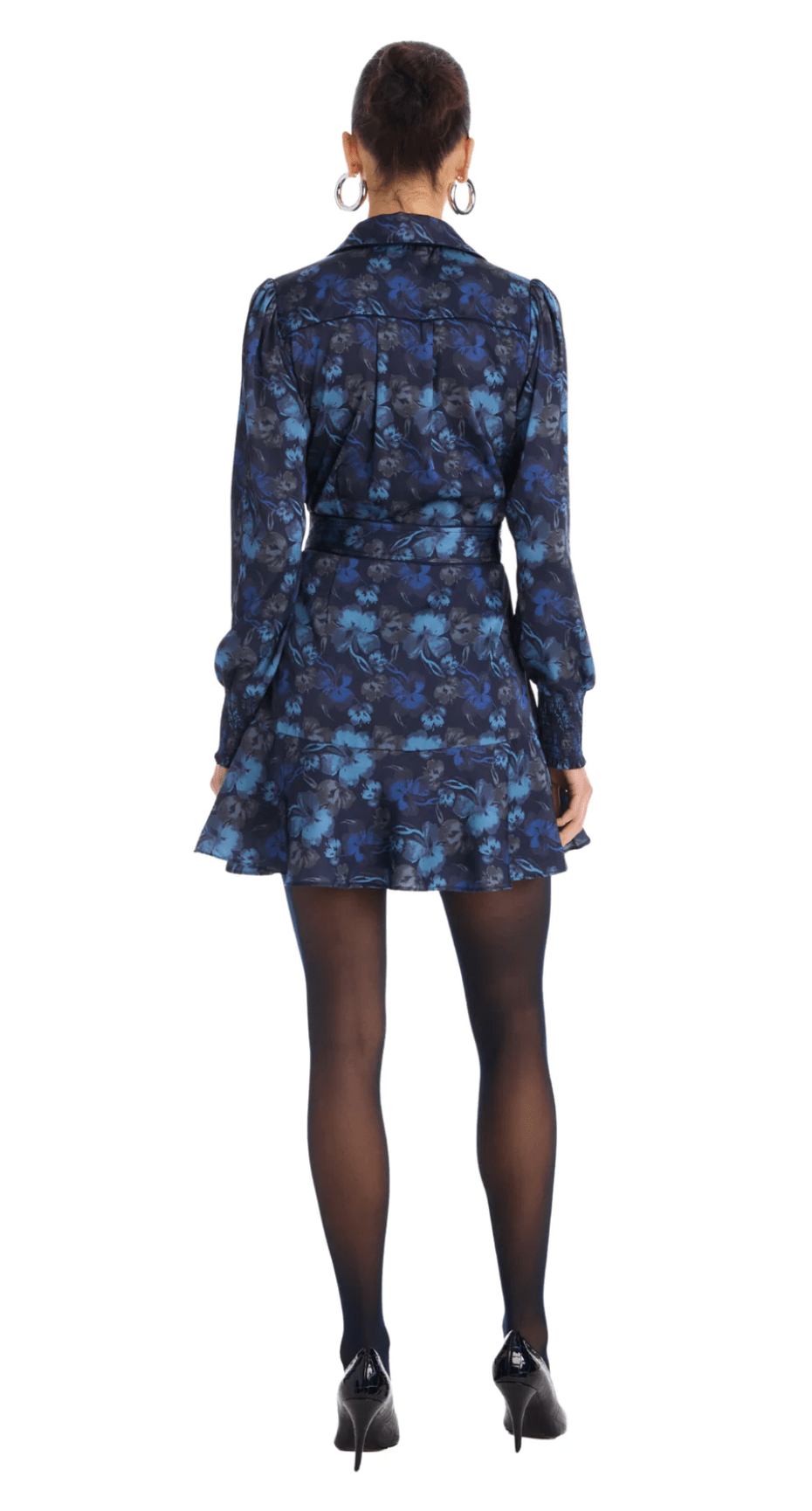 Midnight Floral Dylan Mini Dress - Amor Lafayette