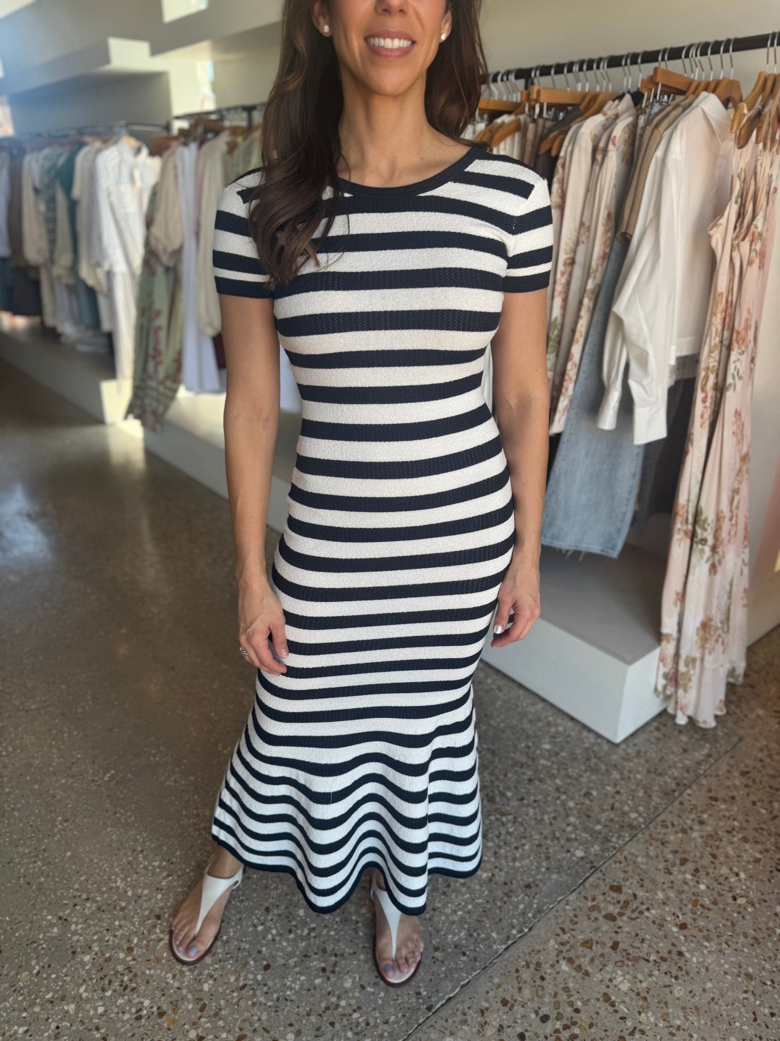 Midnight Valli Low Back Maxi Dress - Amor Lafayette