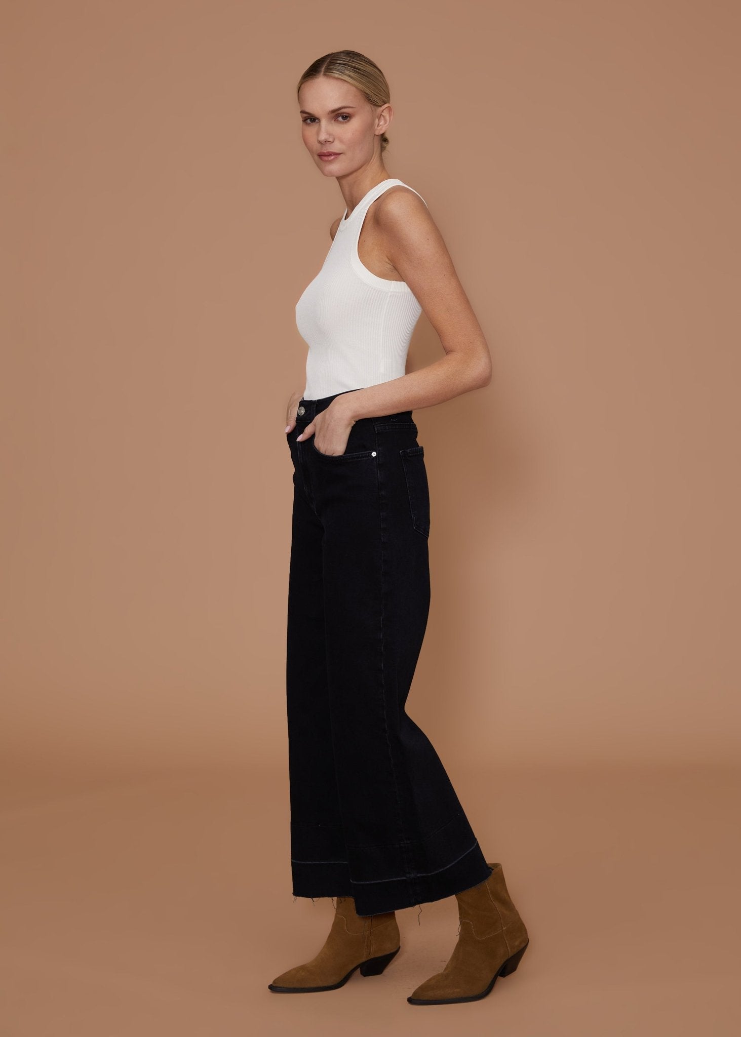 Milo Sophia Wide Leg Jean - Amor Lafayette