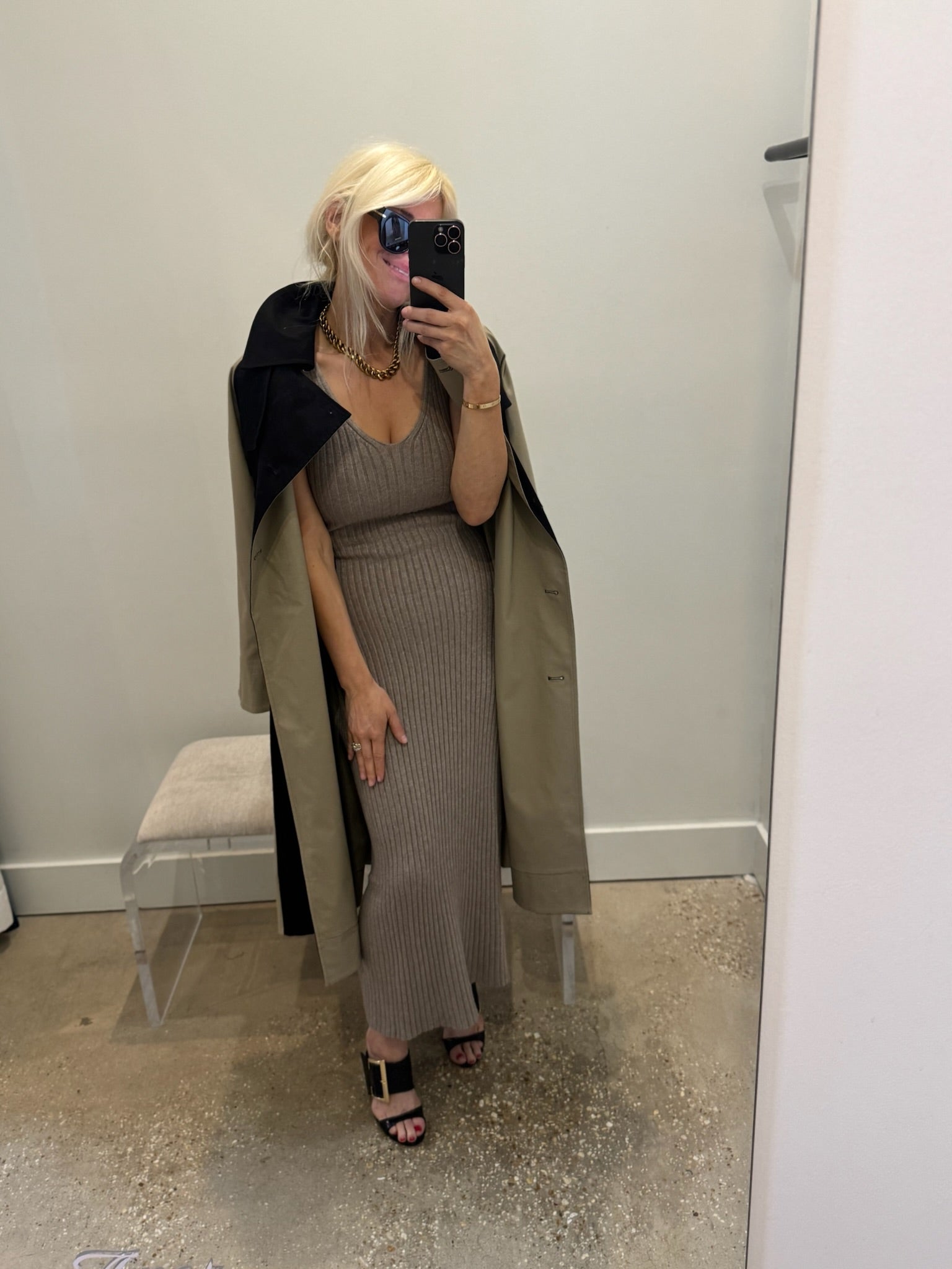 Mink Randy Knit Dress - Amor Lafayette