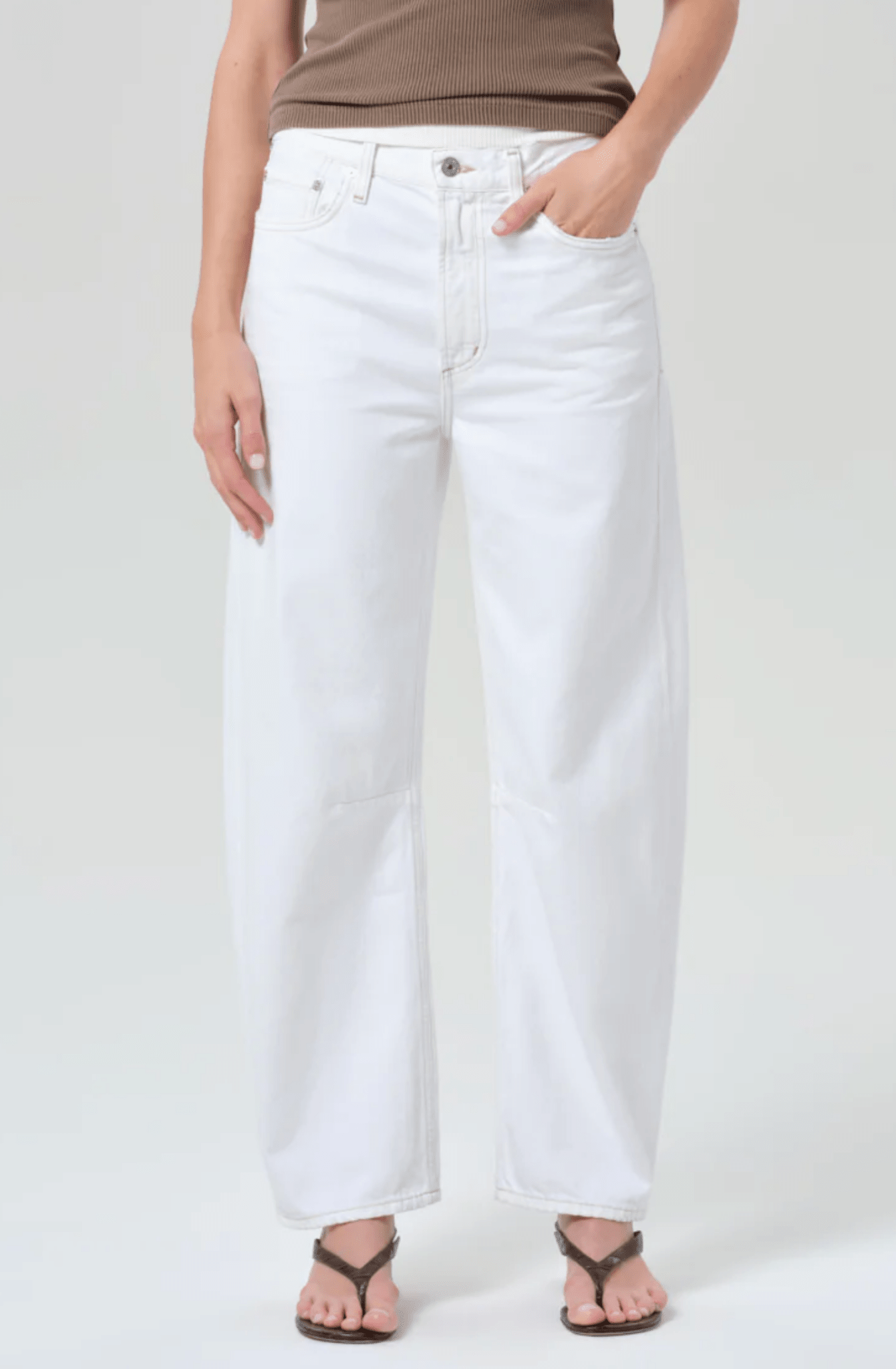Miro Jean in Soft White - Amor Lafayette