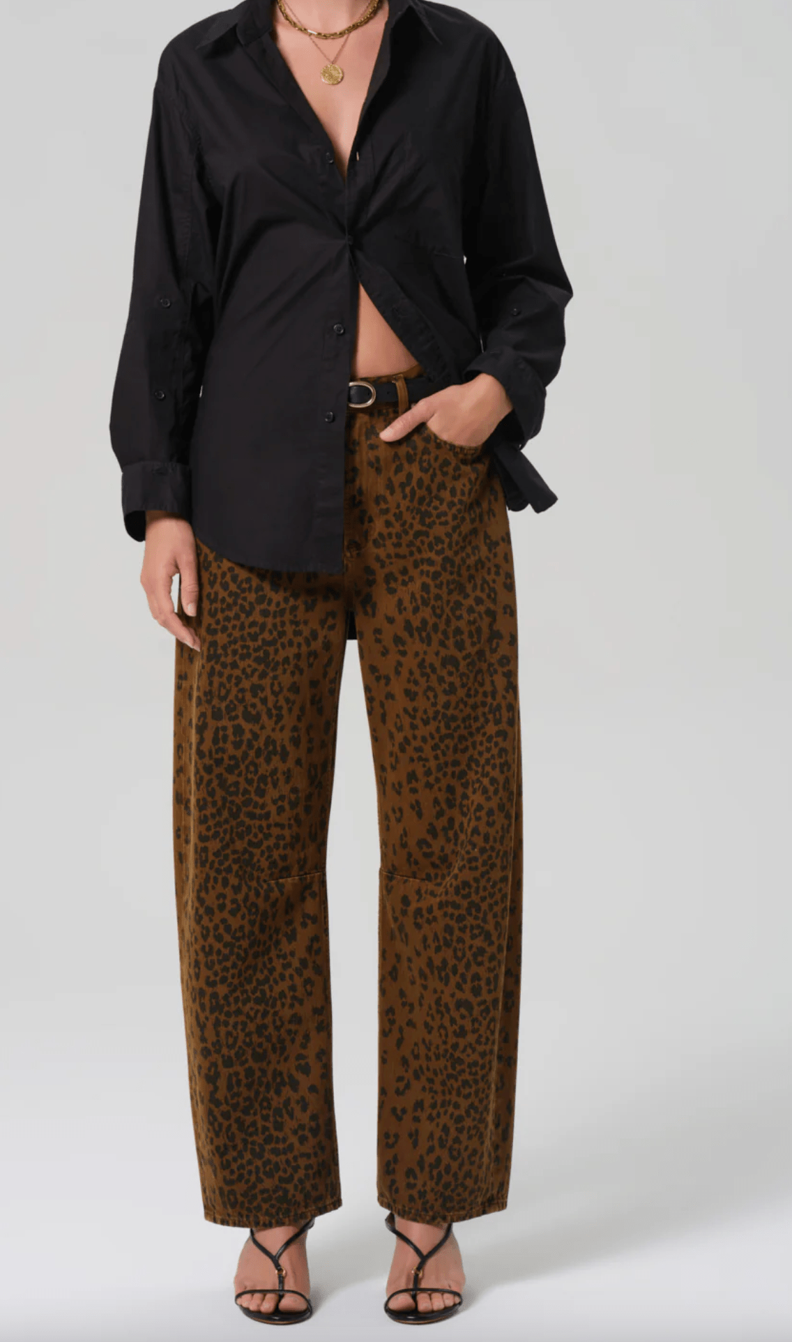 Miro Long in Sepia Cheetah - Amor Lafayette