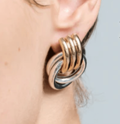 Mixed Mini Knot Earring - Amor Lafayette
