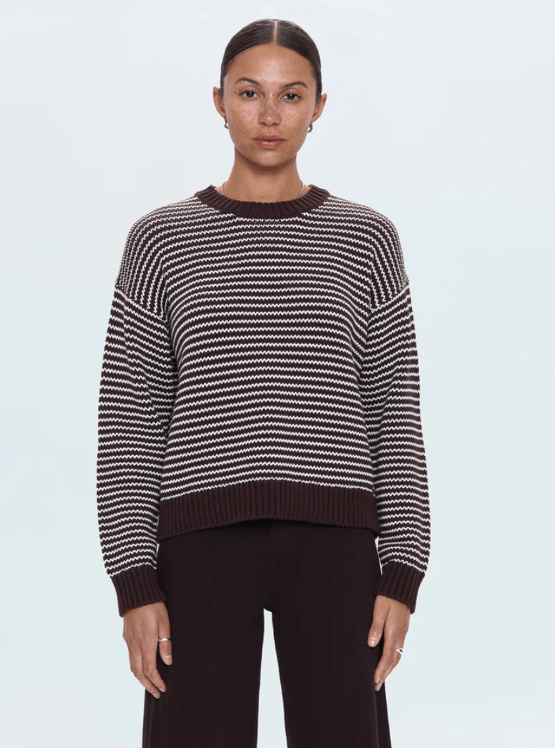 Mocha Aura Sweater - Amor Lafayette