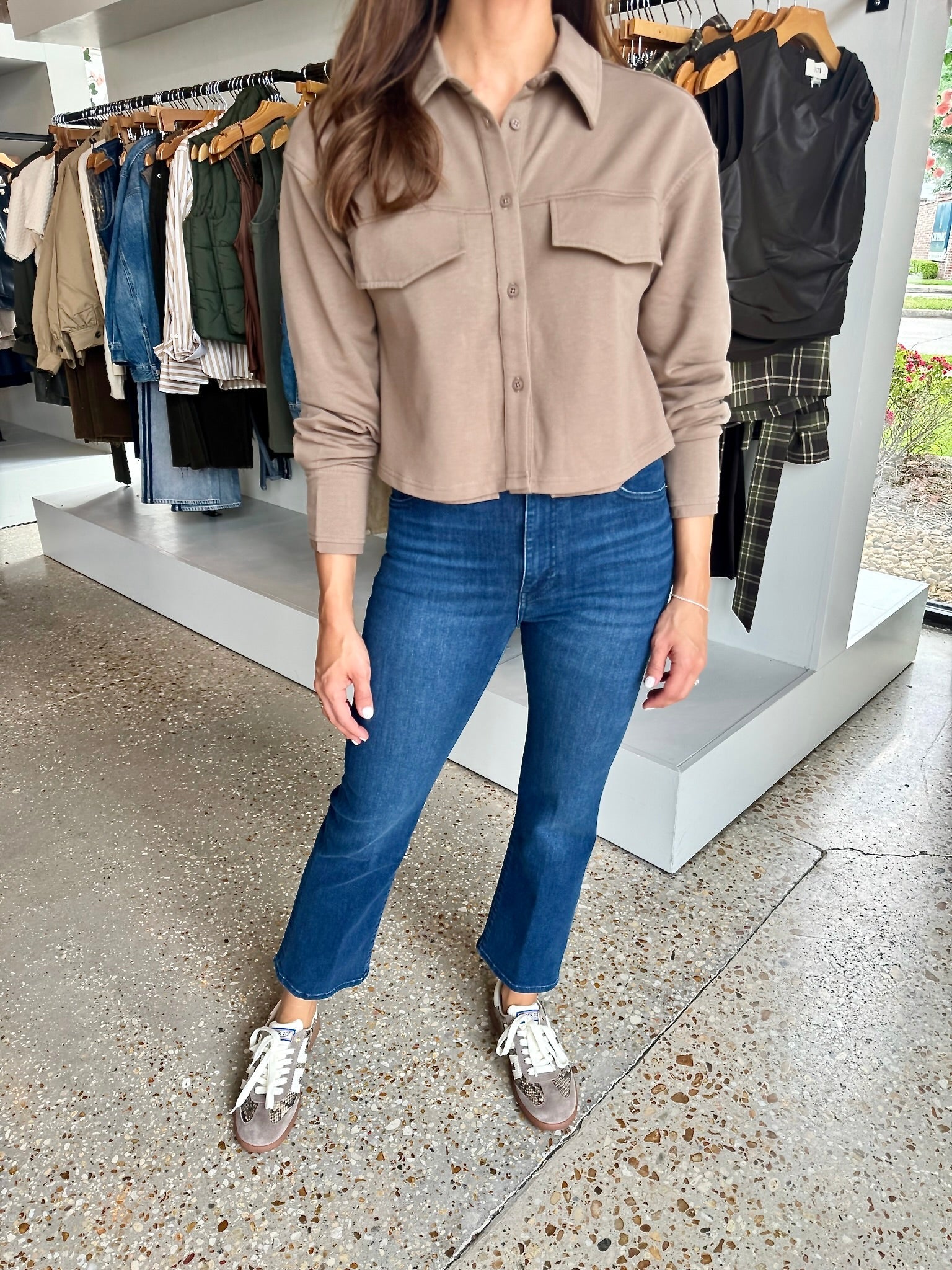 Mocha Clarke Shirt - Amor Lafayette