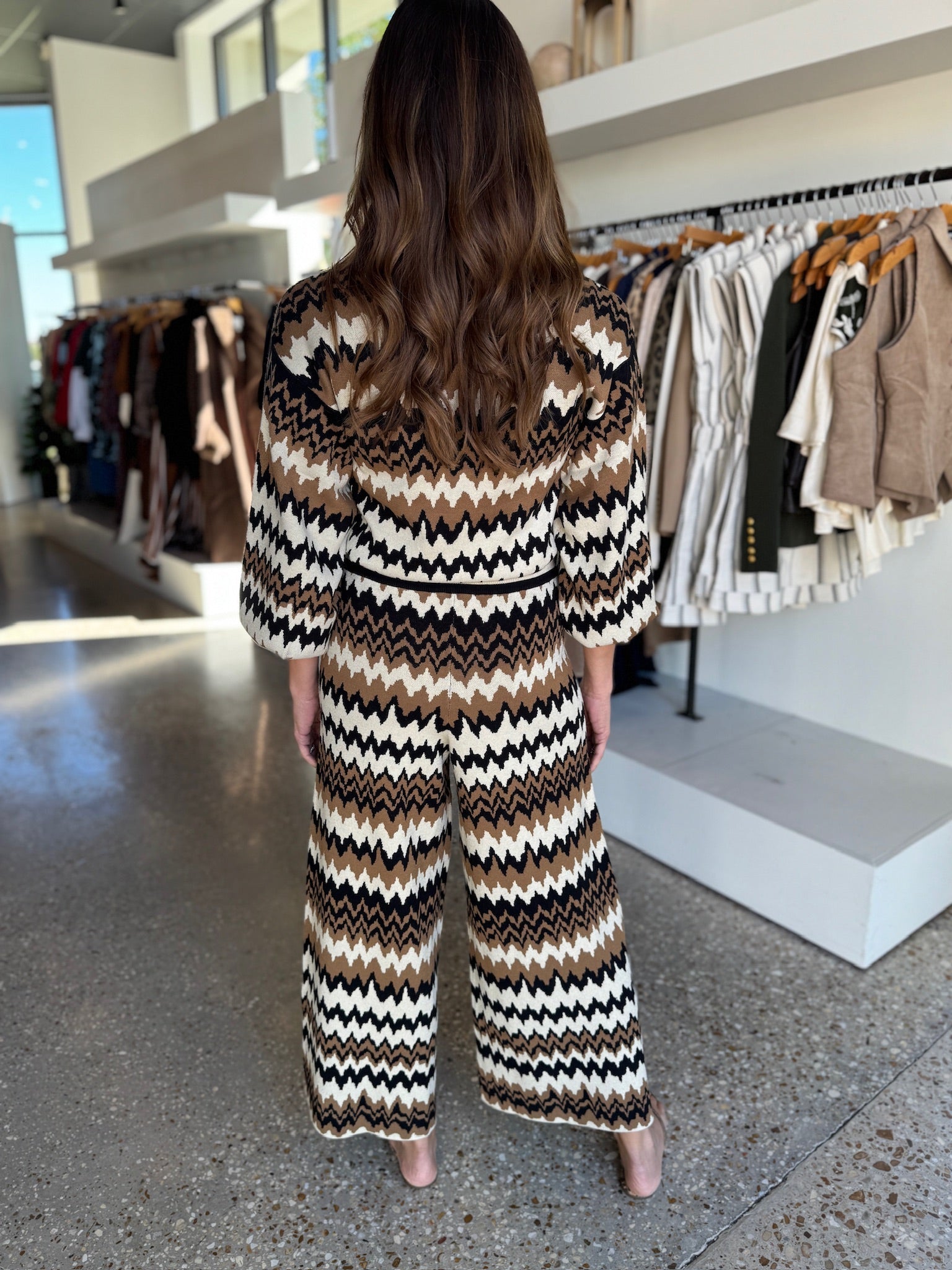 Mocha Mirage Teddy Crop - Amor Lafayette