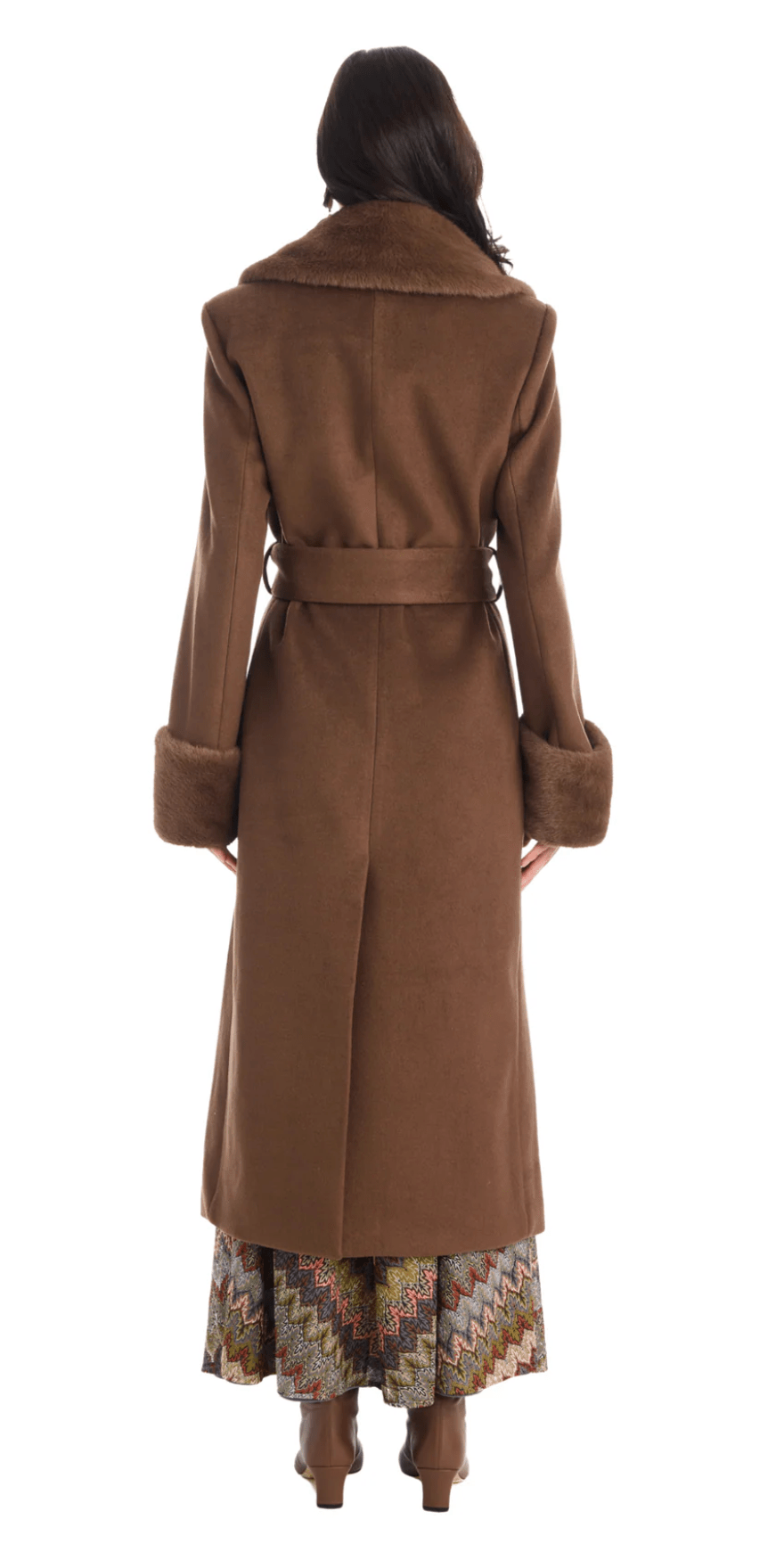 Mocha Valencia Coat - Amor Lafayette