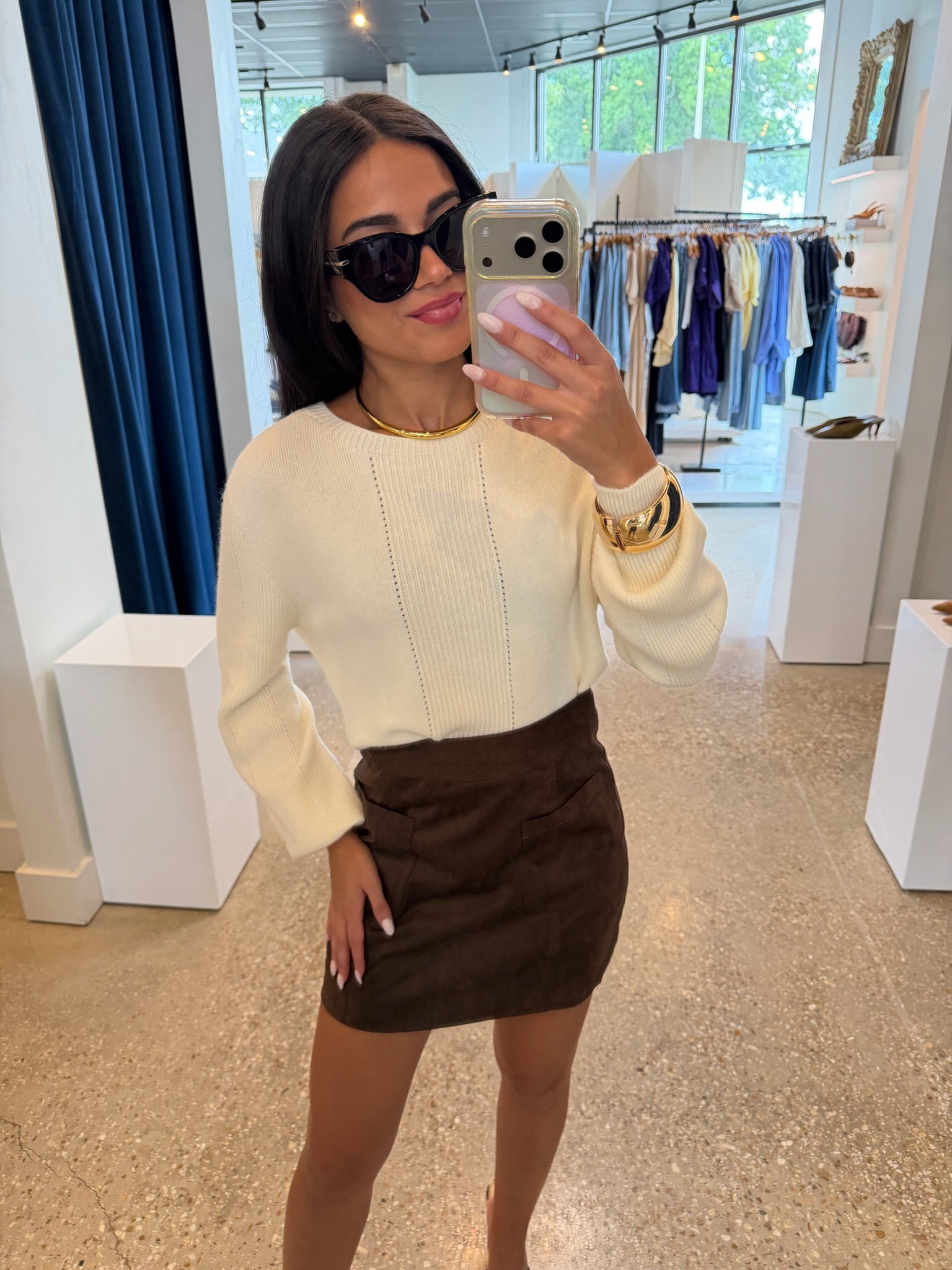 Modern Muse Mini Skirt - Amor Lafayette