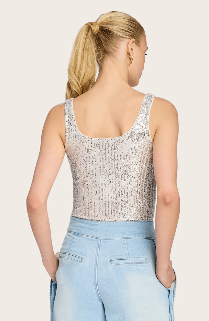 Moonbeam Dina Sequin Bodysuit - Amor Lafayette