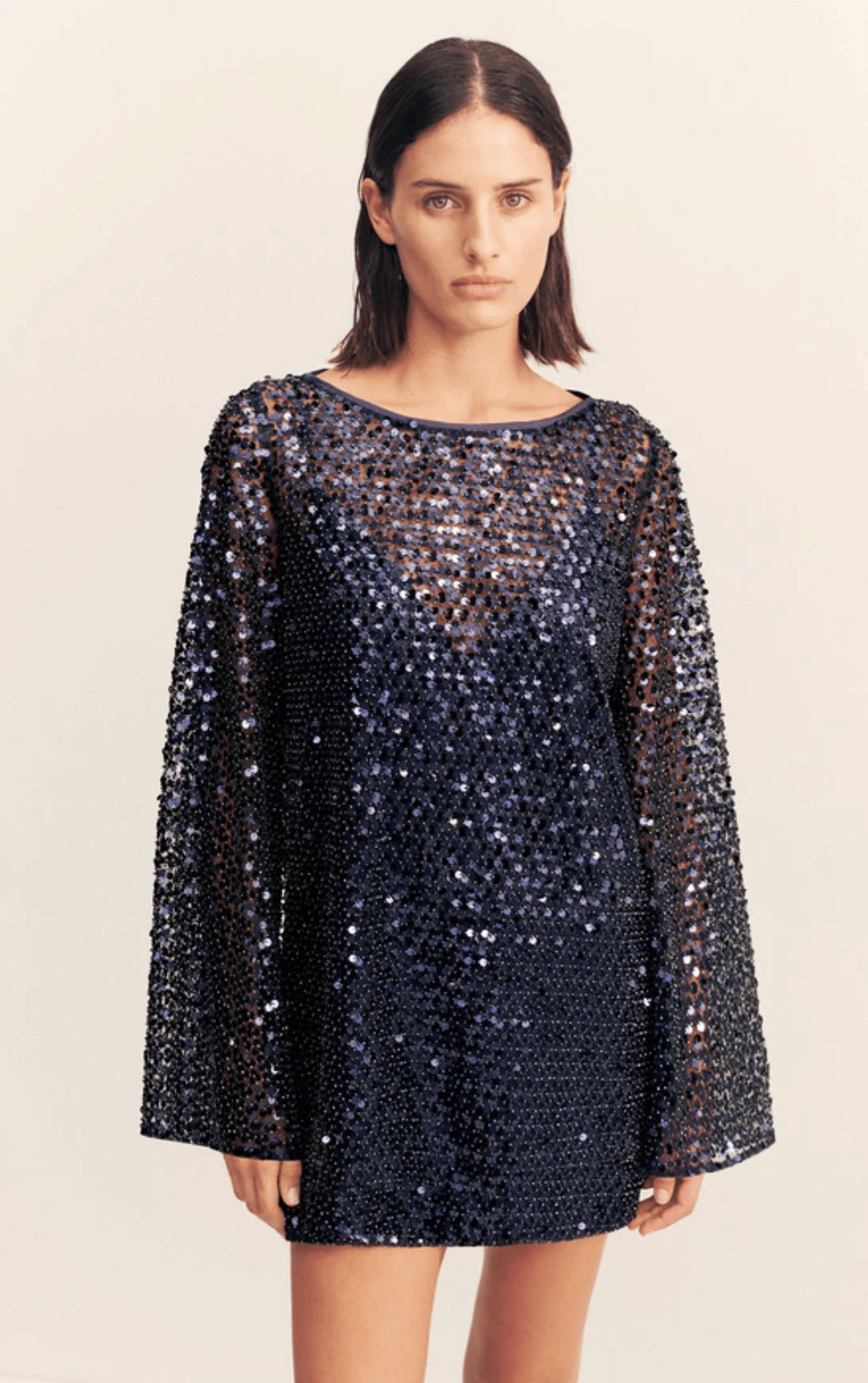 Moonlight Everly Long Sleeve Mini Dress - Amor Lafayette