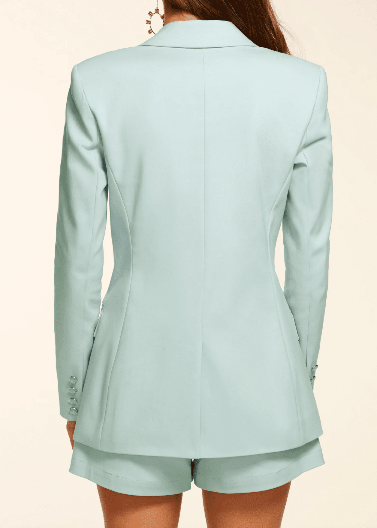 Moonstone Blue Cherie Blazer - Amor Lafayette
