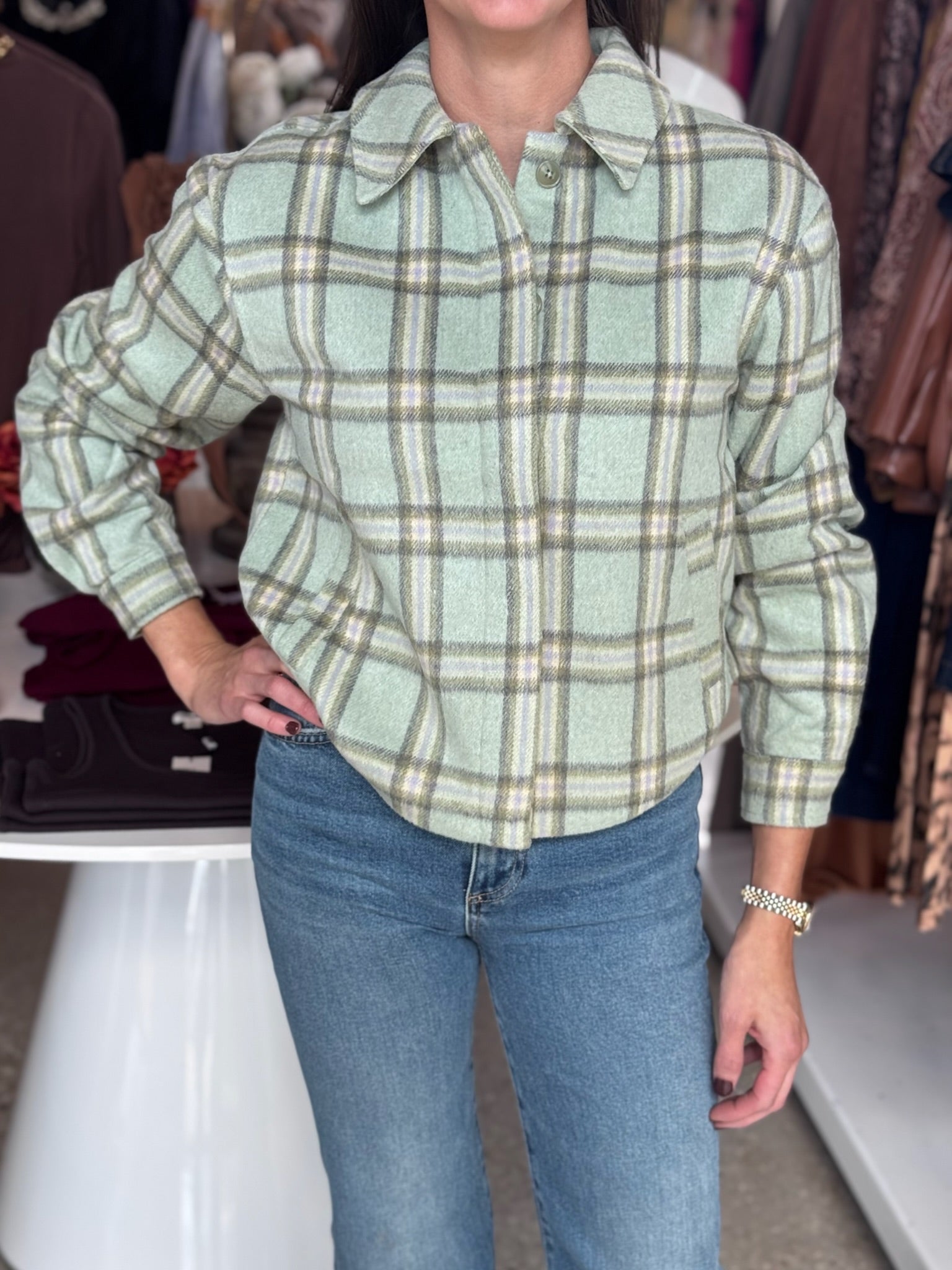 Moorland Plaid THEO JACKET - Amor Lafayette
