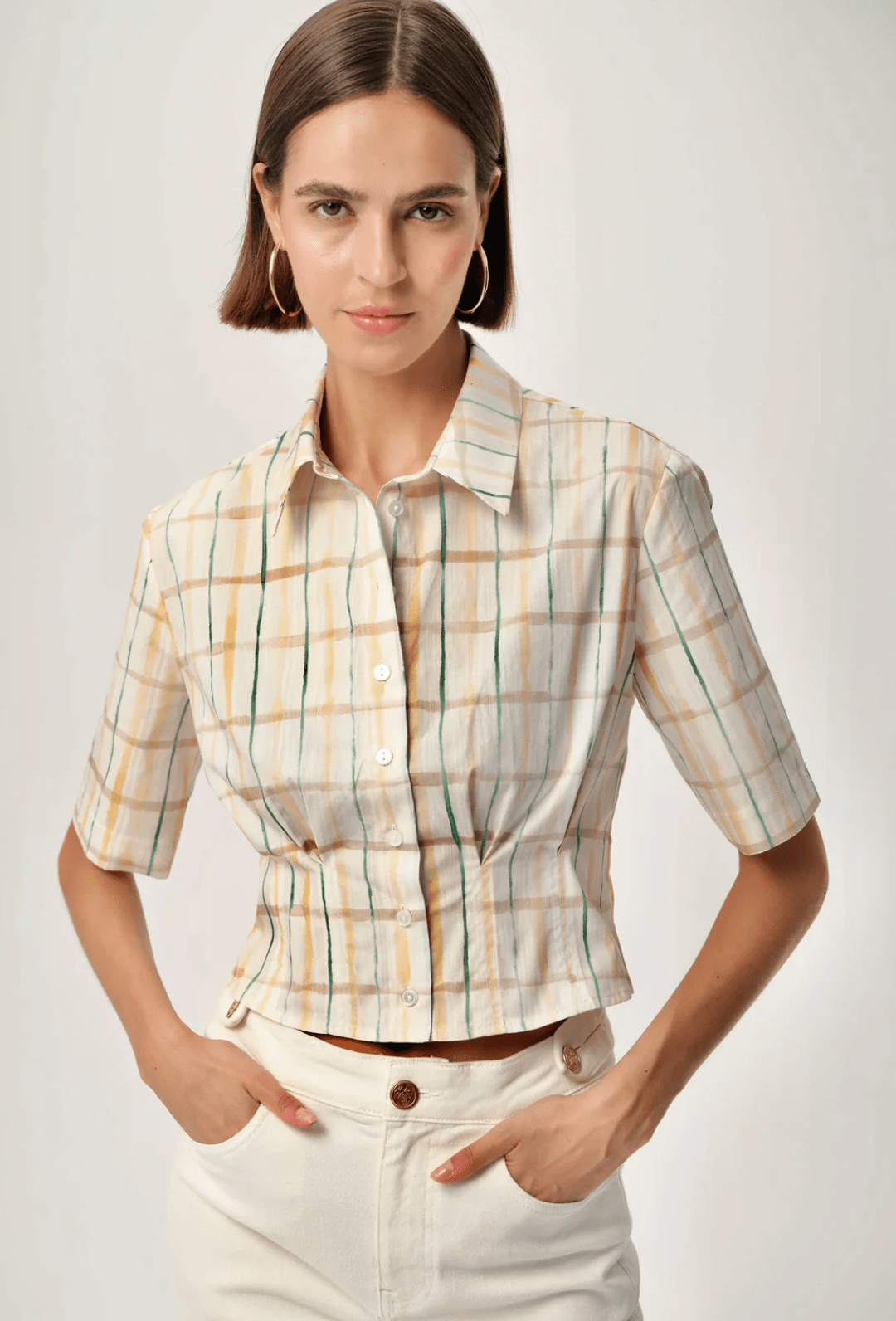 Multi Color Alezae Shirt - Amor Lafayette