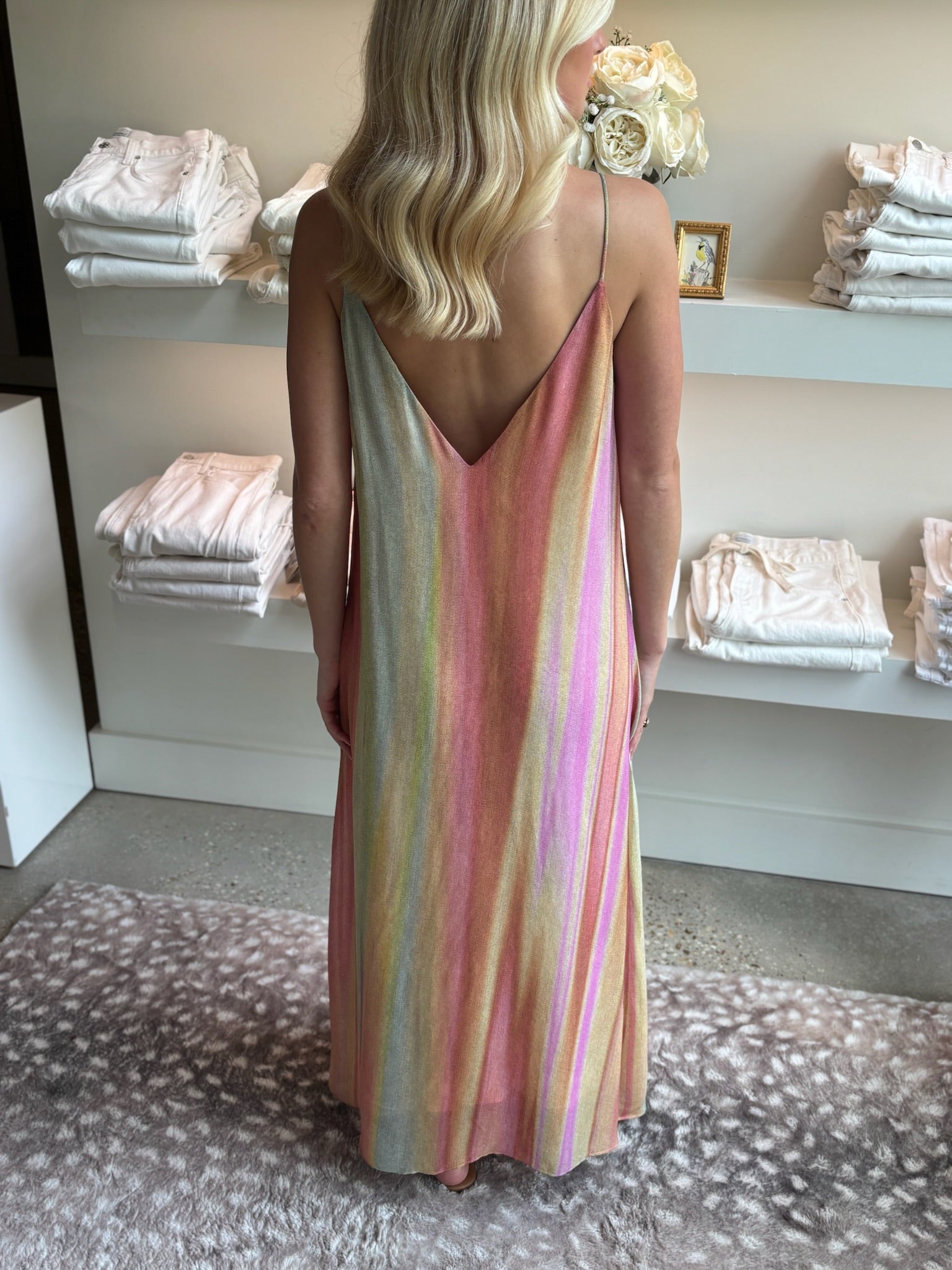 Multi Color Layana Dress - Amor Lafayette