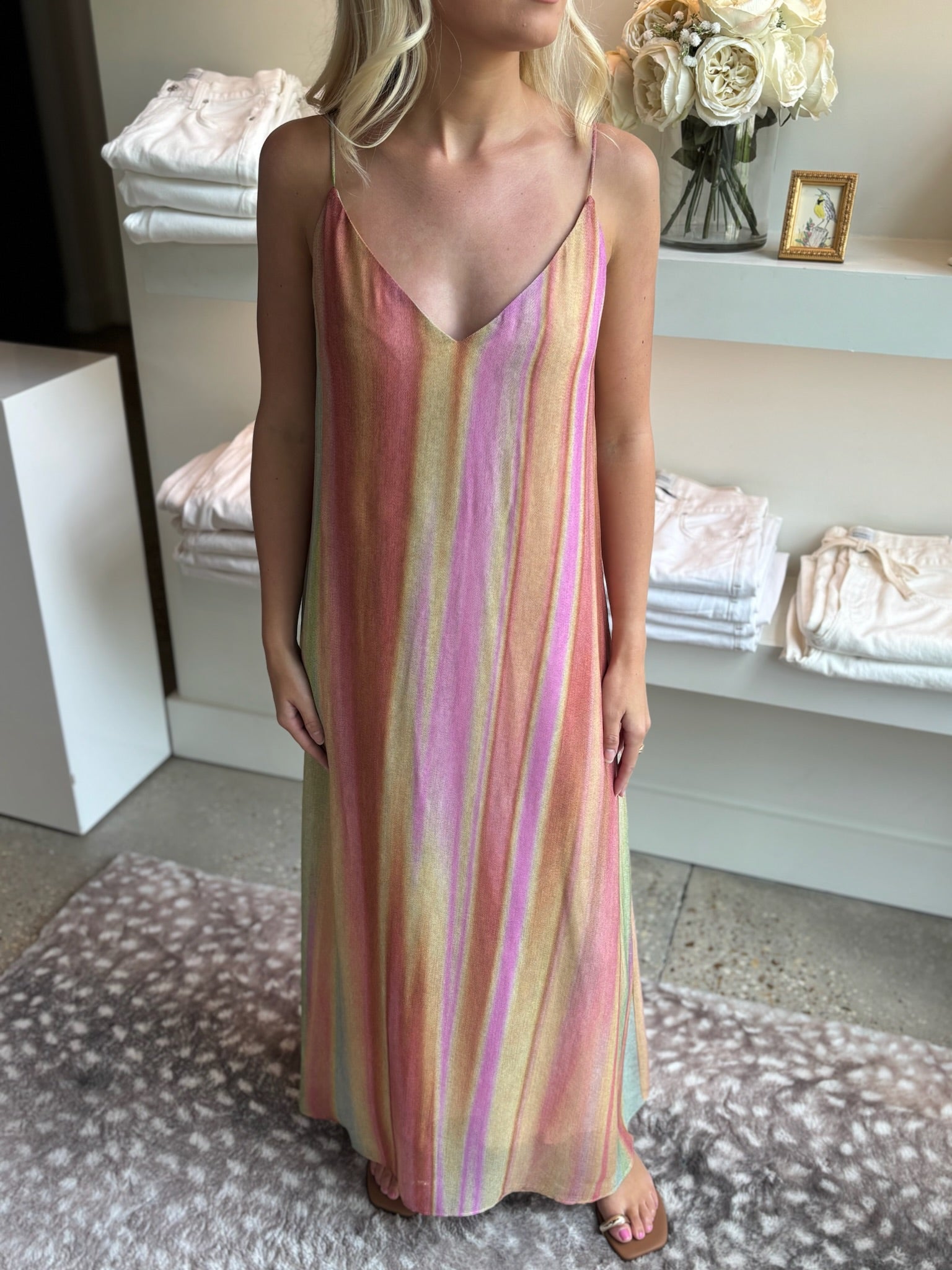 Multi Color Layana Dress - Amor Lafayette