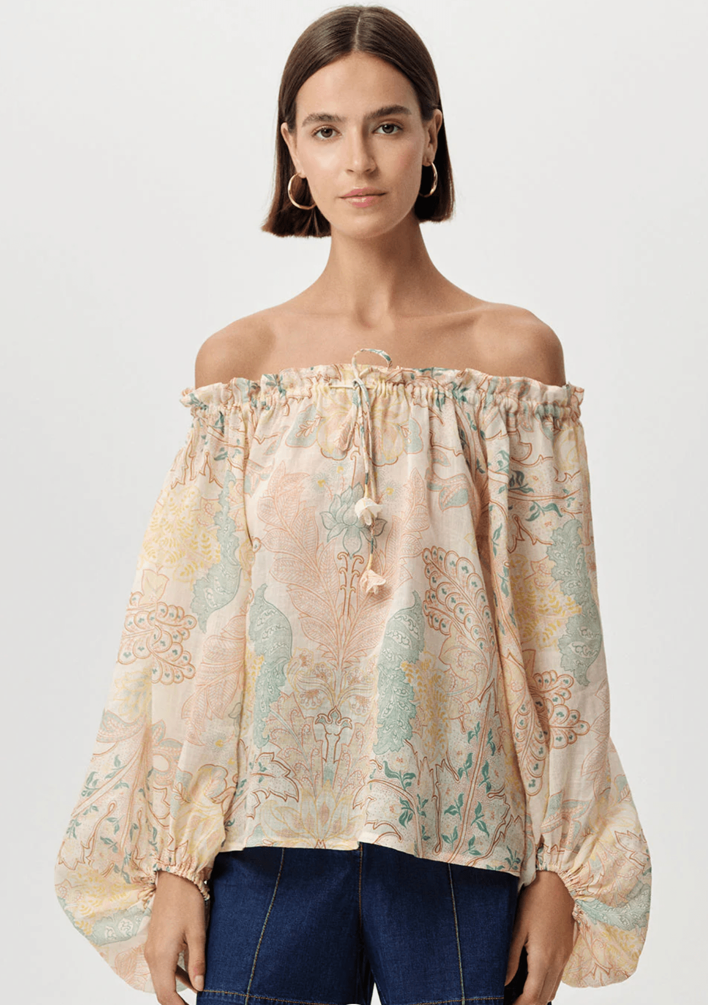 Multi Color Uliana Blouse - Amor Lafayette