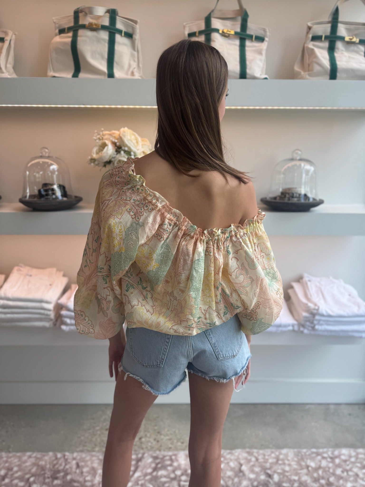 Multi Color Uliana Blouse - Amor Lafayette