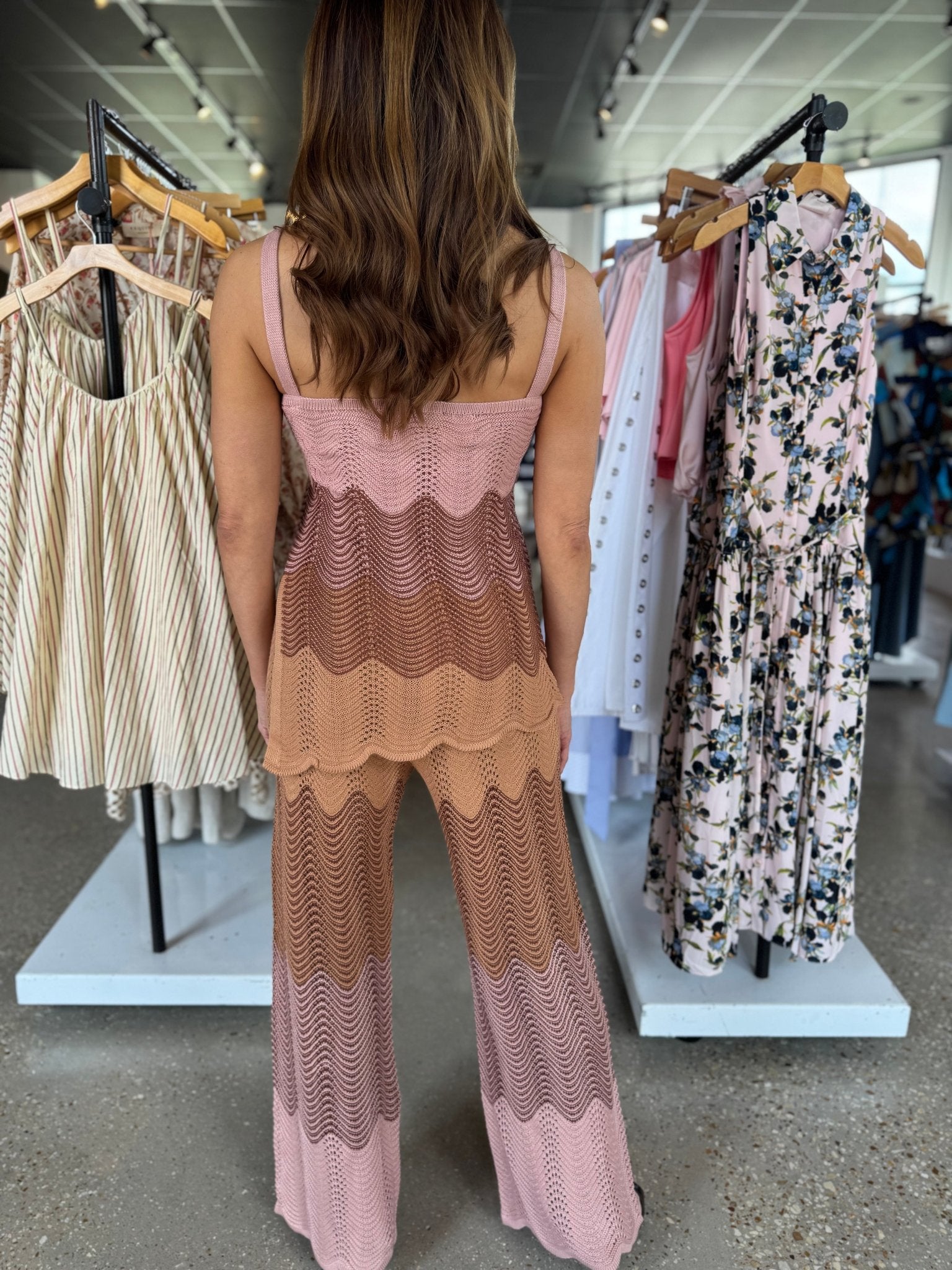Multi Dunes Crochet Tunic - Amor Lafayette