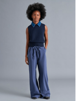 Multi Jeane Sweater Vest - Amor Lafayette