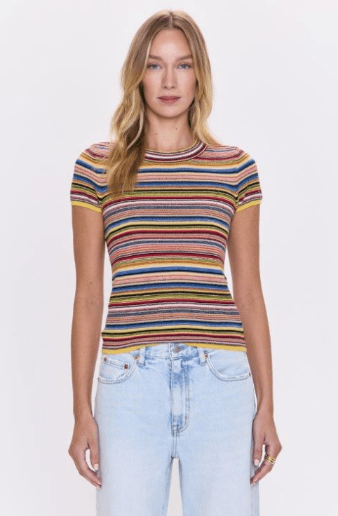 Multi Stripe Selene Top - Amor Lafayette