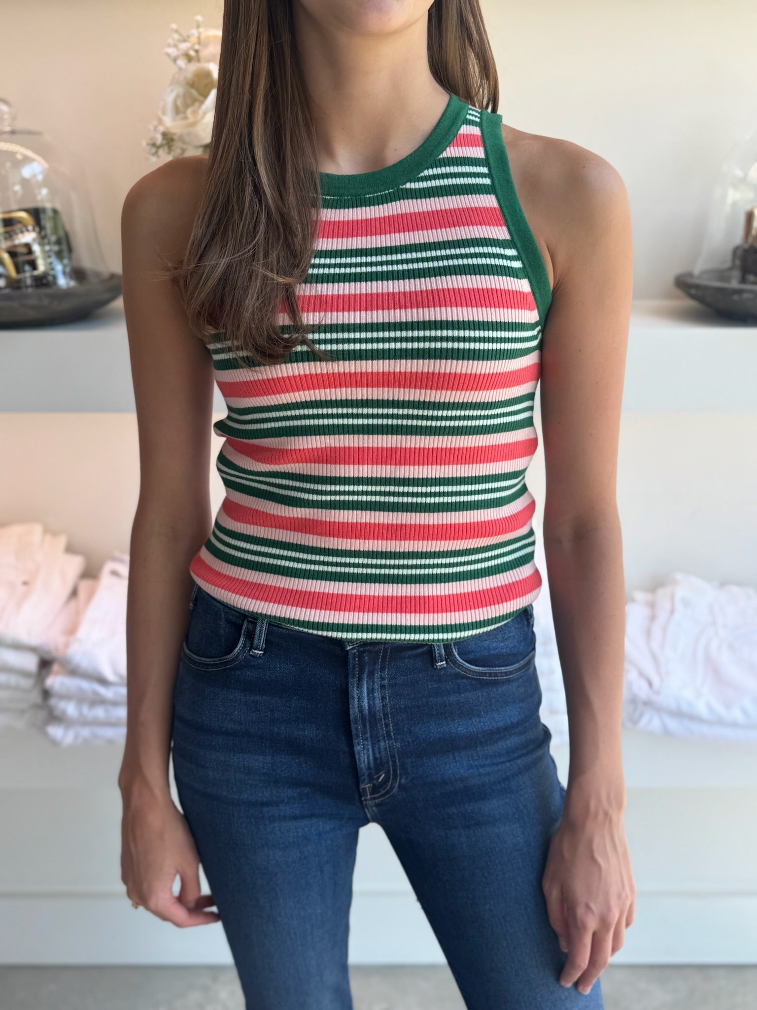 Multicolor Nunzia Tank Top - Amor Lafayette