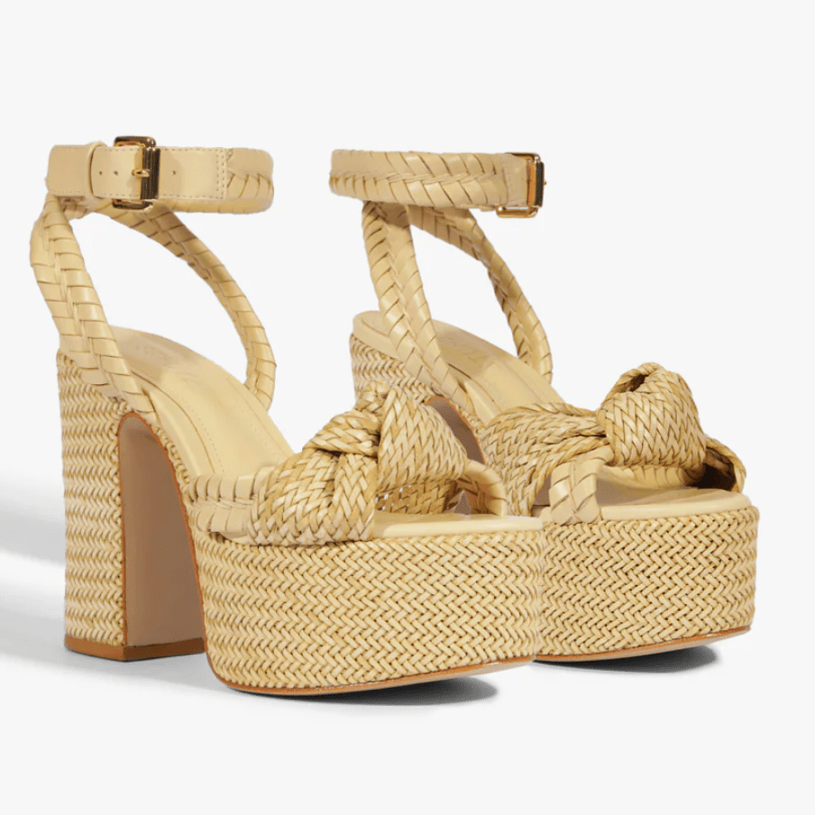 Natural Khari Platform Heel - Amor Lafayette