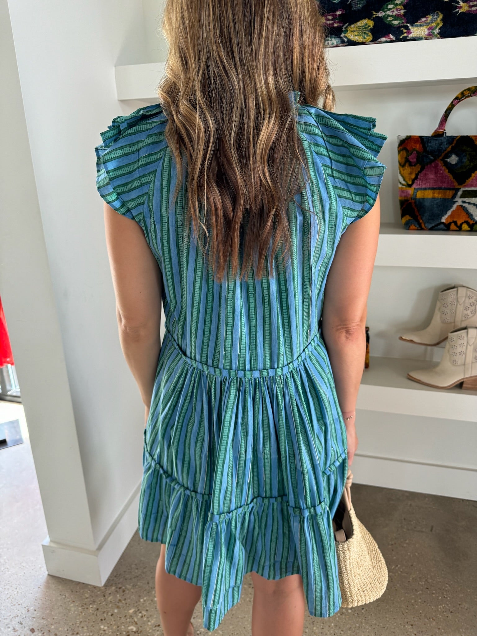 Nauti Stripe Aimee Dress - Amor Lafayette