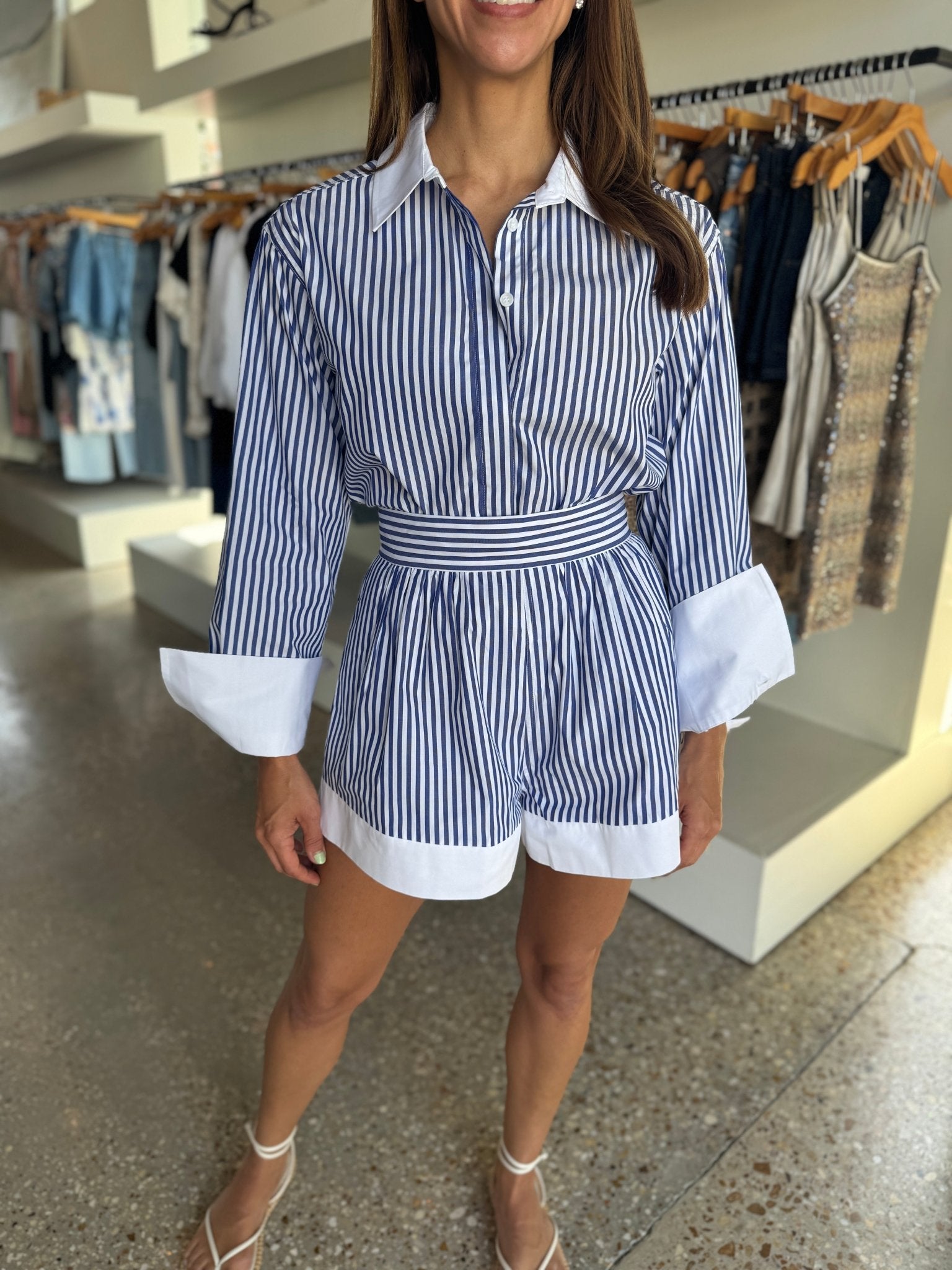 Nautical Stripe Lexington Shirt - Amor Lafayette