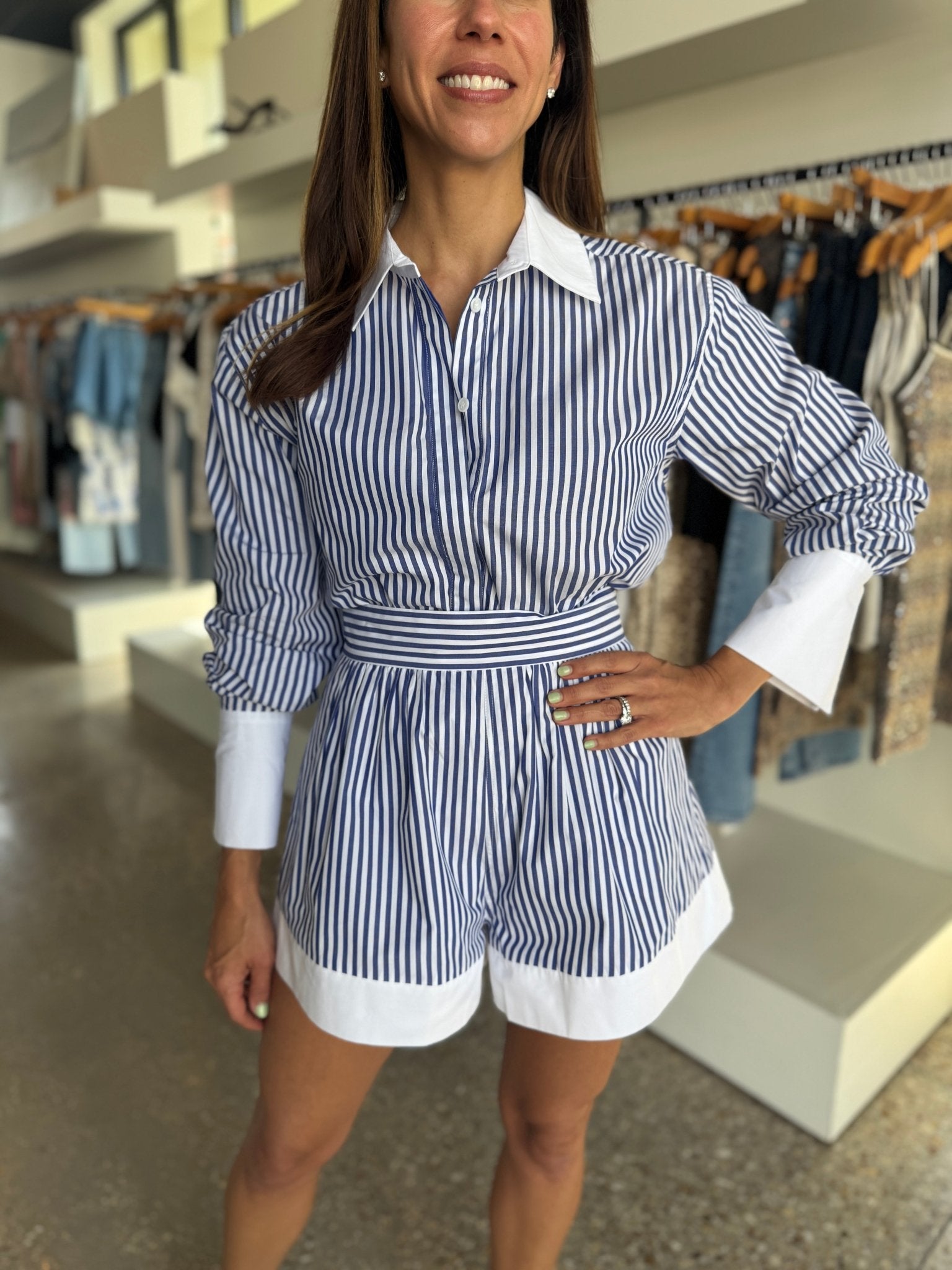 Nautical Stripe Lexington Shirt - Amor Lafayette