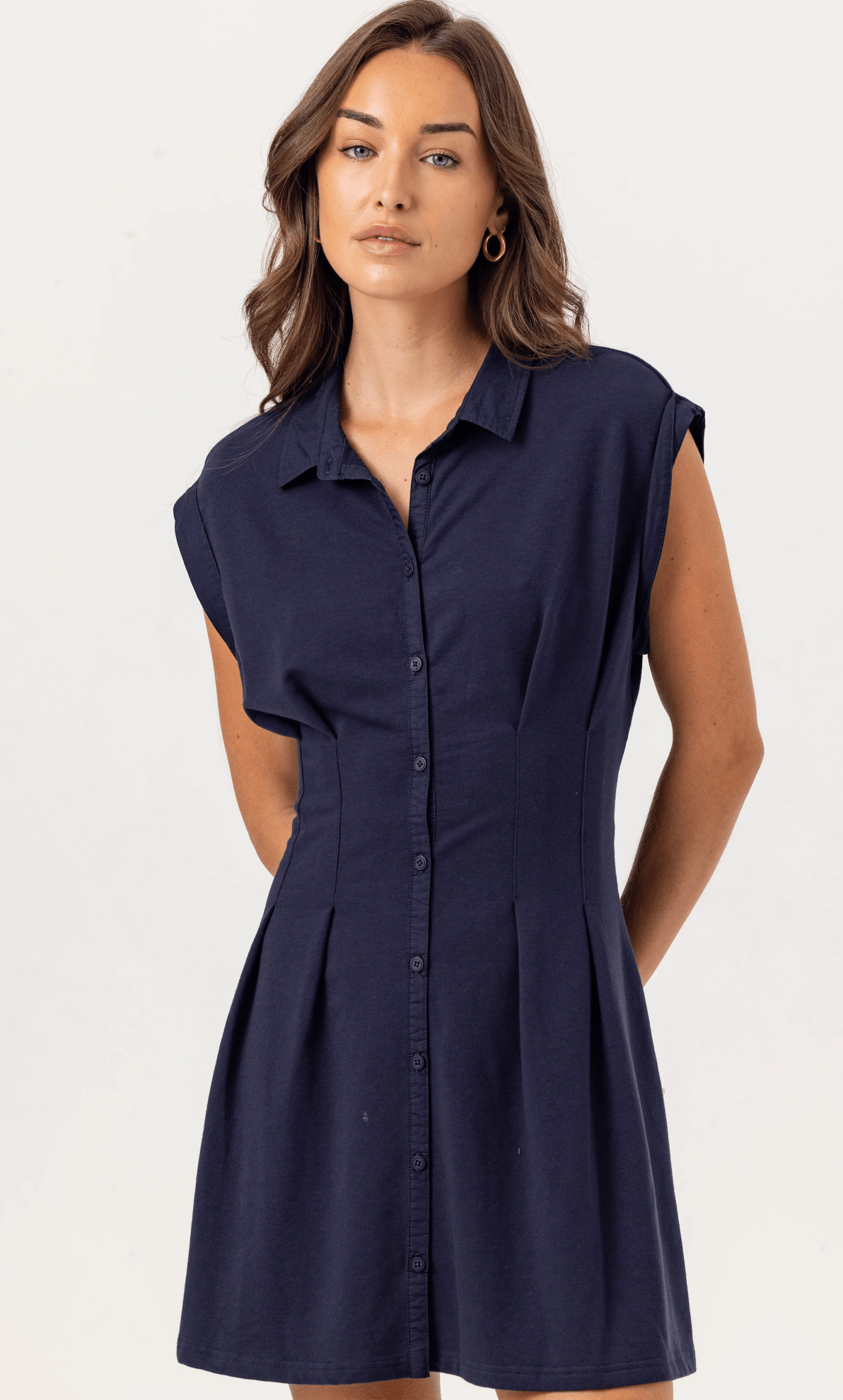 Navy Aerin Dress - Amor Lafayette