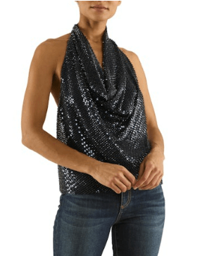 Navy Beaded Alice Top - Amor Lafayette