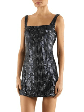 Navy Beaded Andrea Dress - Amor Lafayette