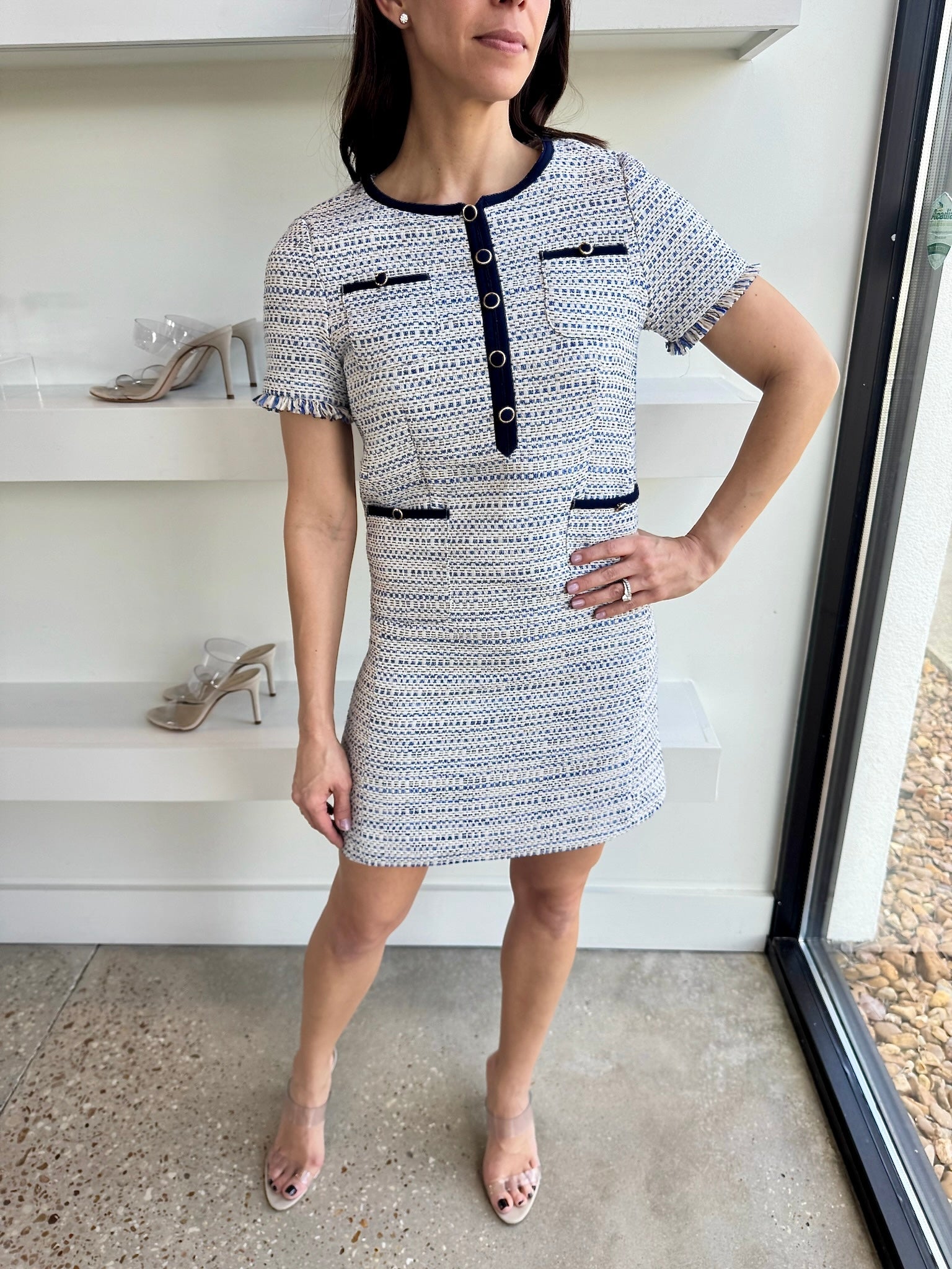 Navy Coco Dress - Amor Lafayette