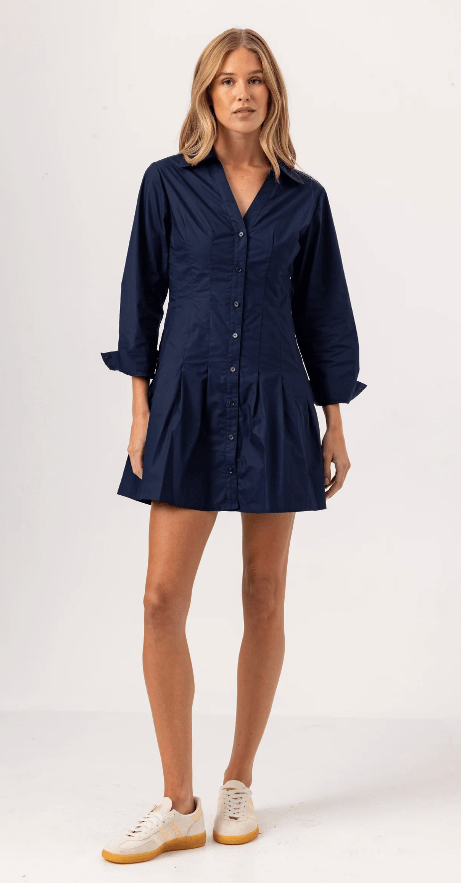 Navy Greer Dress - Amor Lafayette