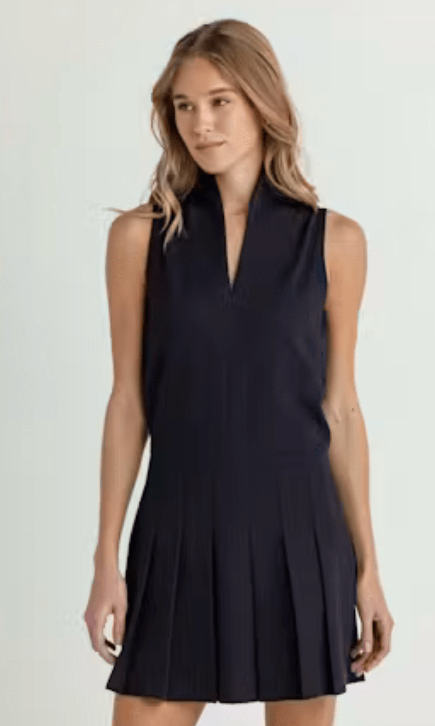 Navy IONA DRESS - Amor Lafayette