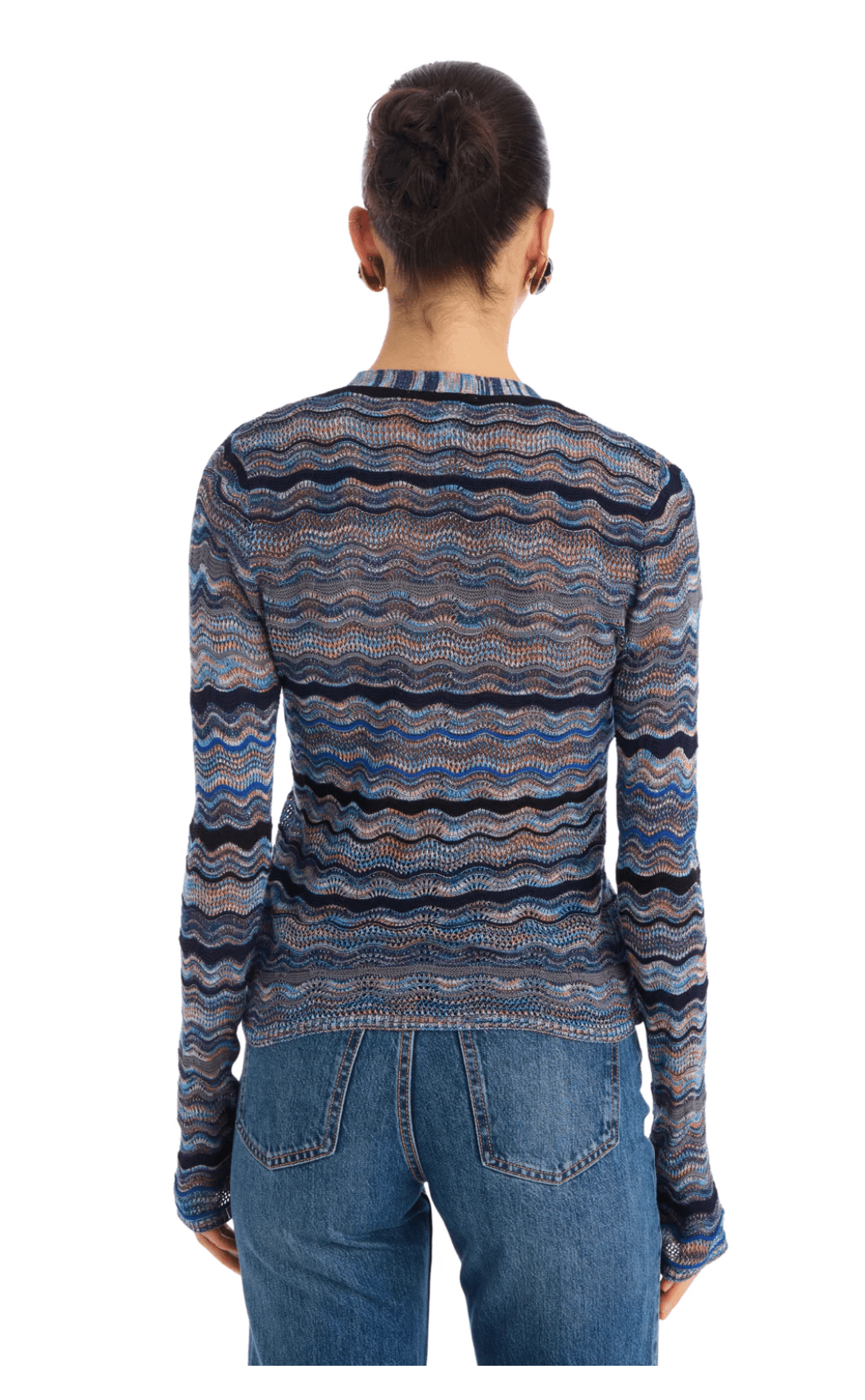 Navy Space Colleen Cardigan - Amor Lafayette