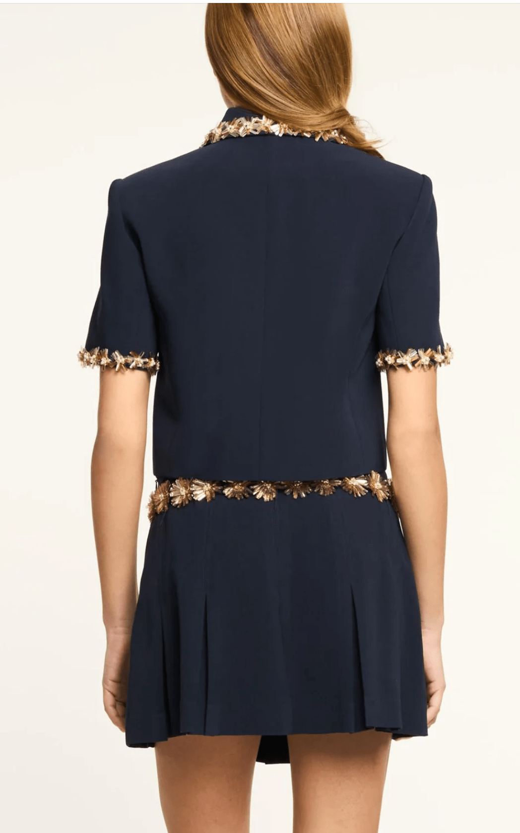 Navy Sunflare Aanya Jacket - Amor Lafayette