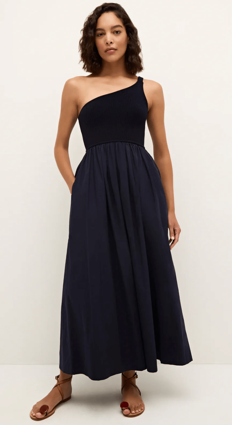Navy Tobie Dress - Amor Lafayette
