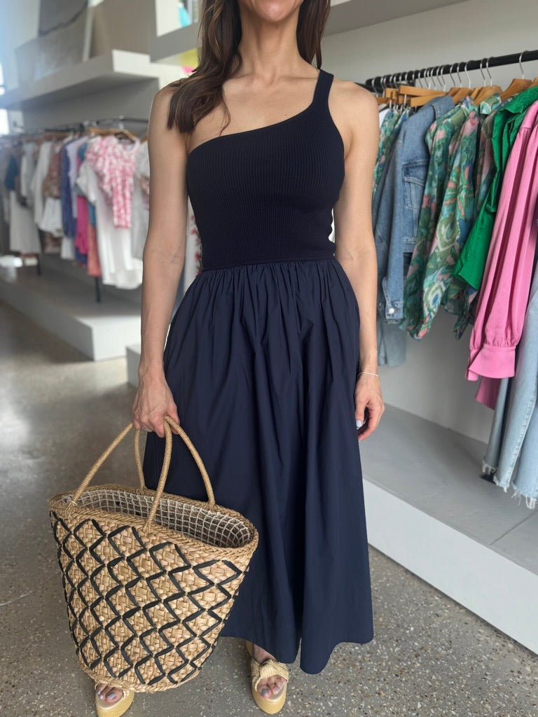 Navy Tobie Dress - Amor Lafayette