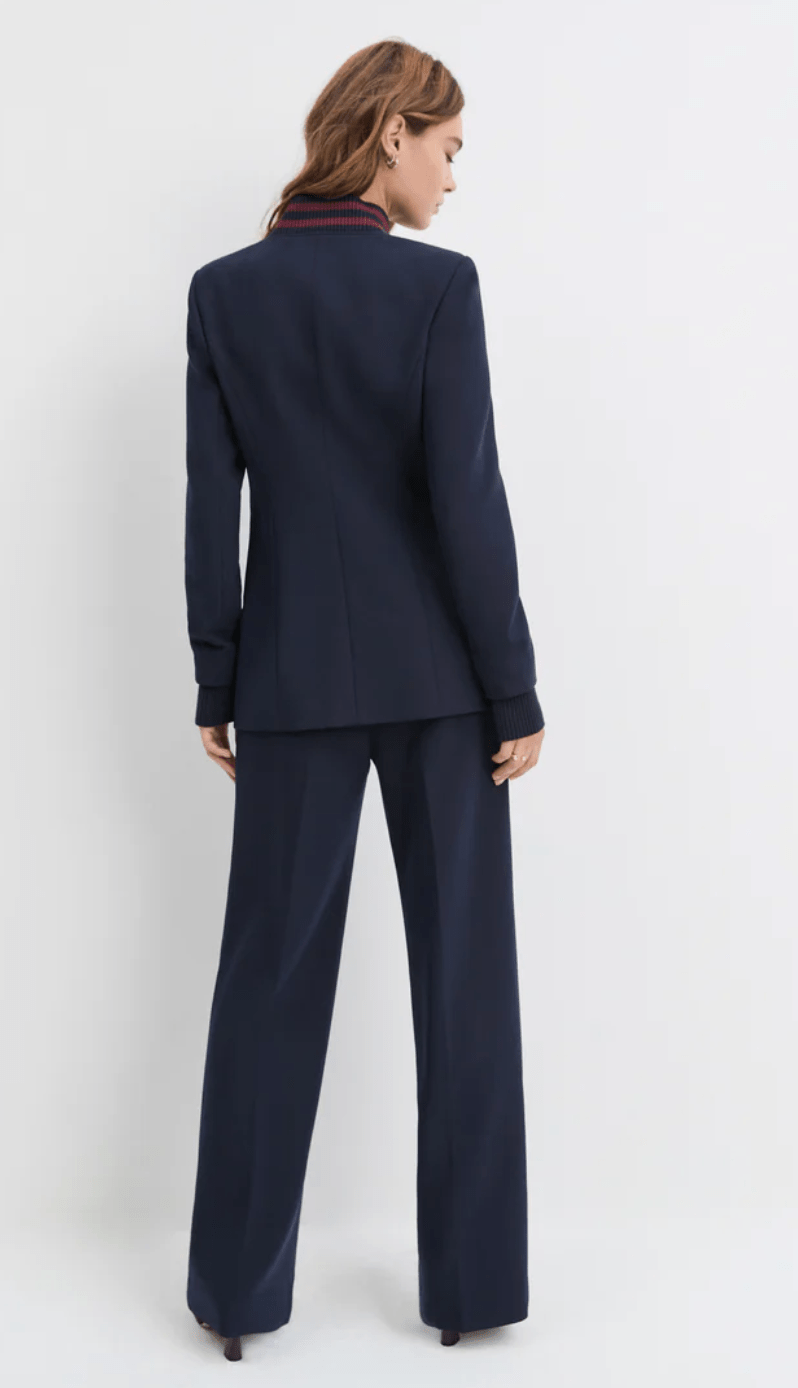 Navy/Vino The Varsity Blazer - Amor Lafayette