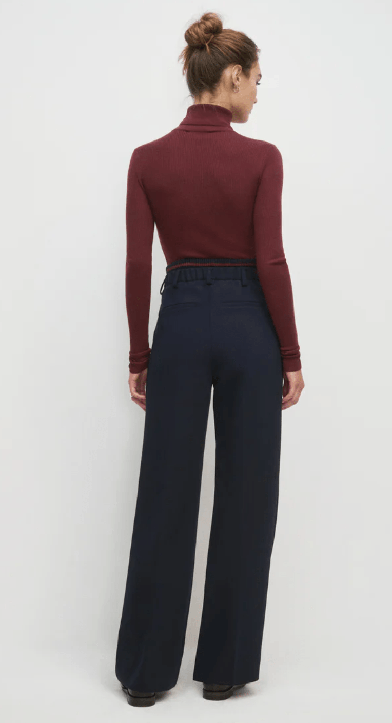 Navy/Vino The Varsity Pant - Amor Lafayette